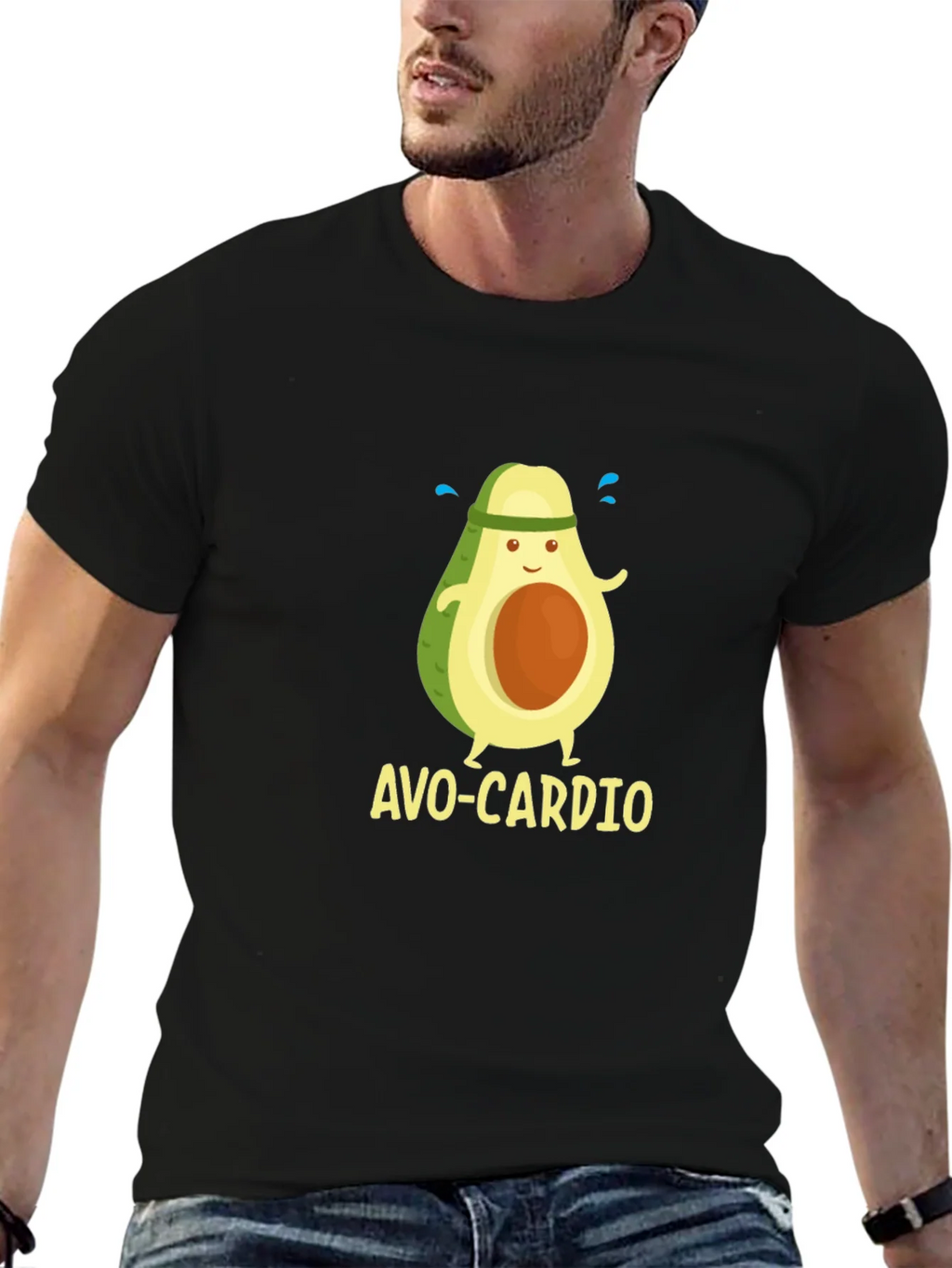 Avo-Cardio Black T-Shirt