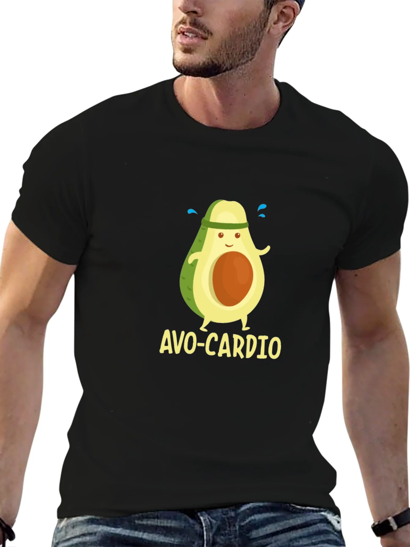 Avo-Cardio Black T-Shirt