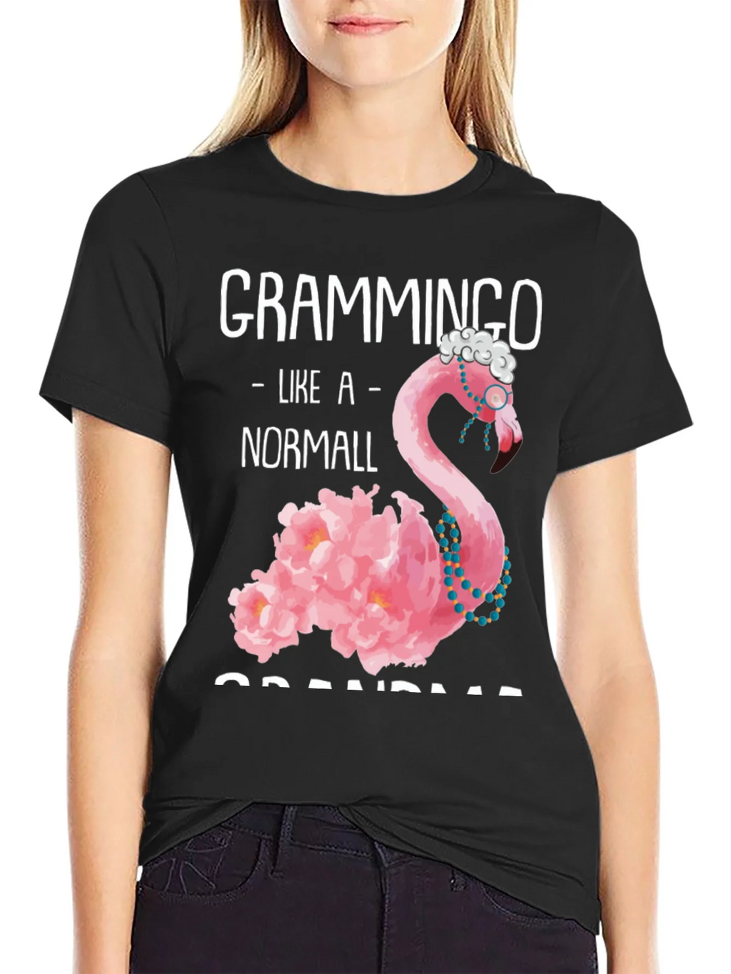 Grammingo Grandma T-Shirt - Flamingo Humor Tee