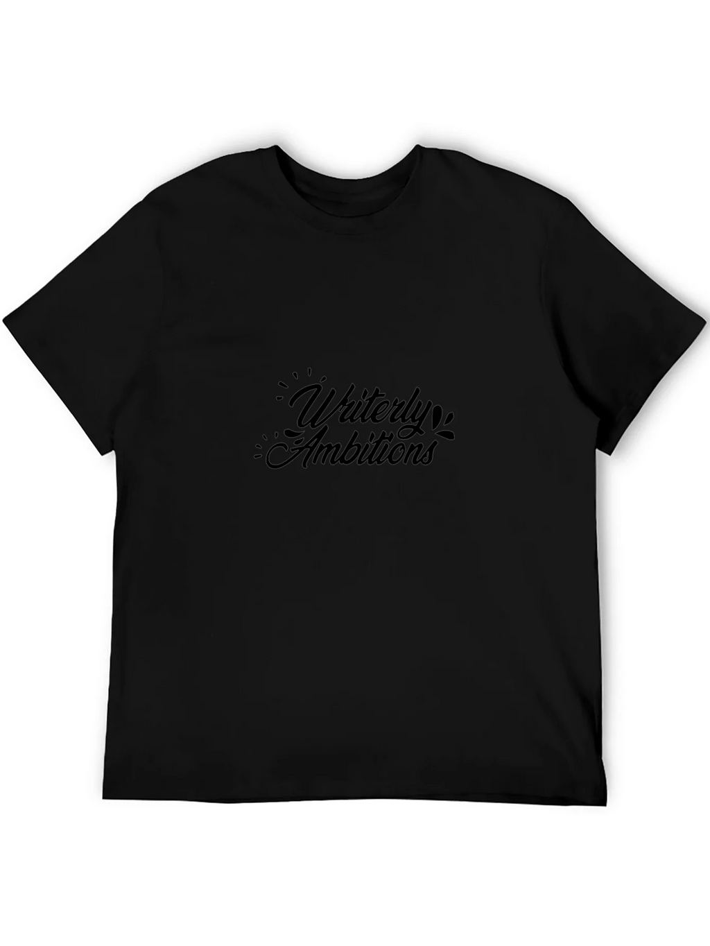 Writerly Ambitions Black T-Shirt