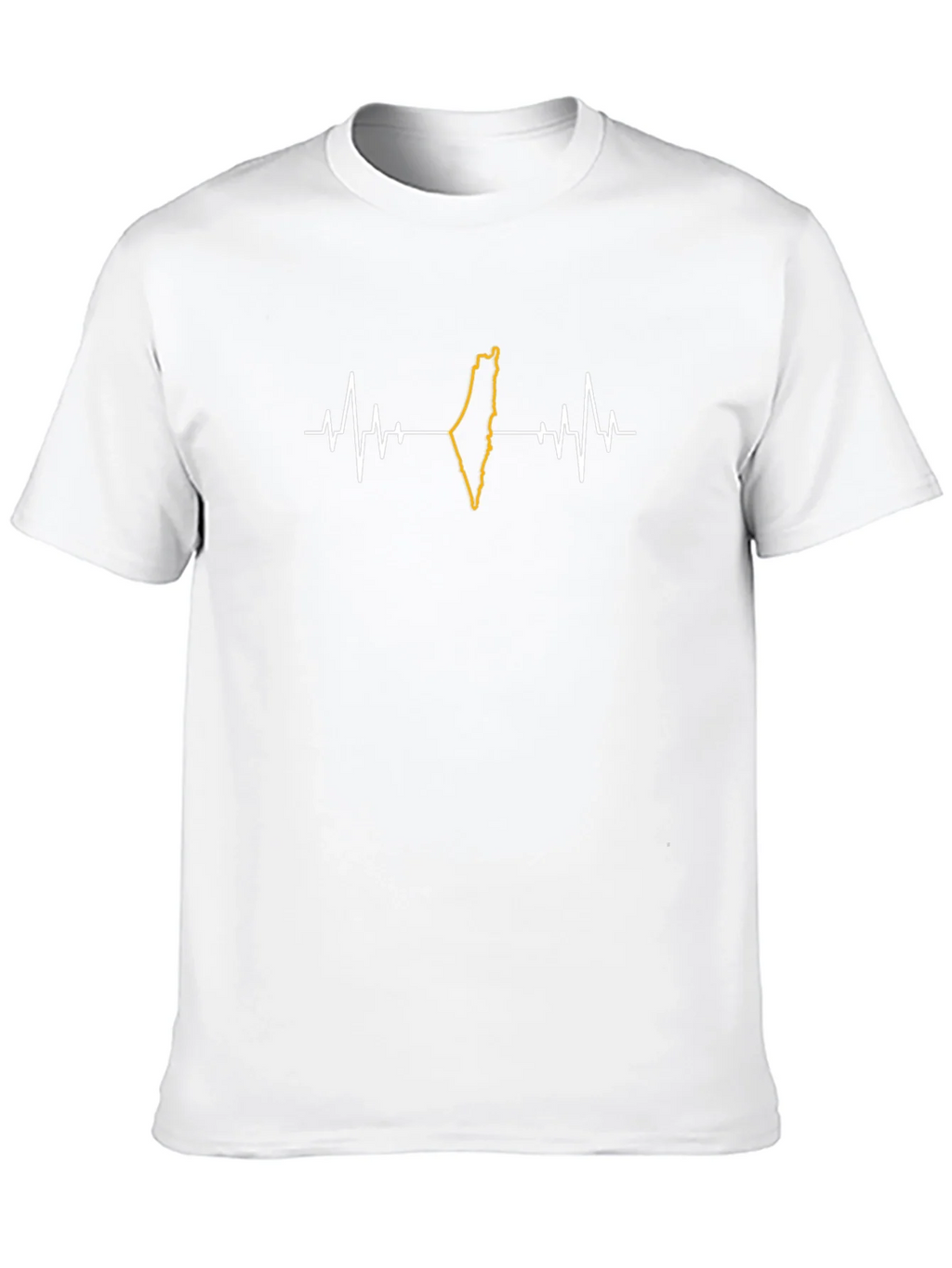 Palestine Heartbeat T-Shirt - Black