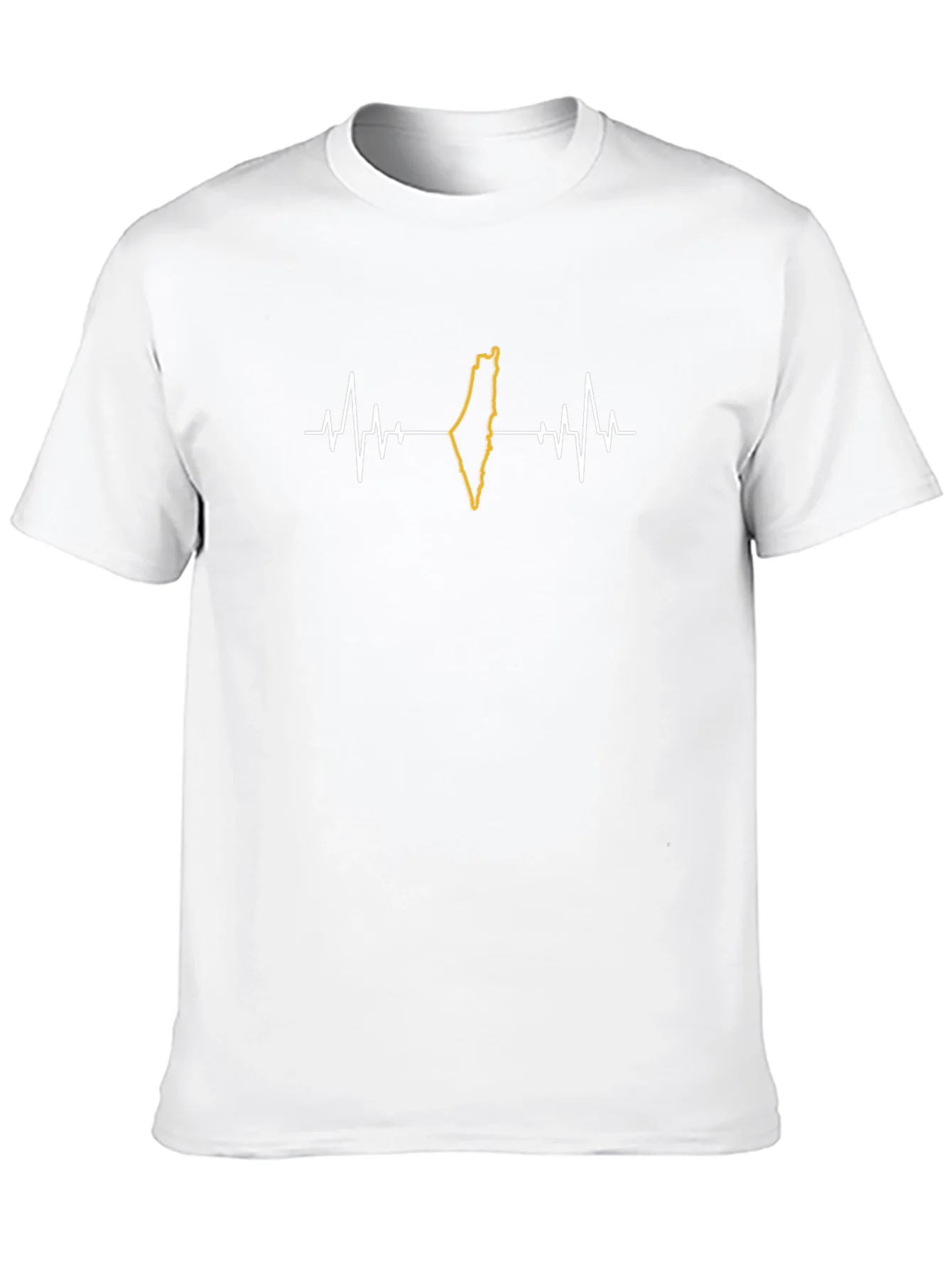 Palestine Heartbeat T-Shirt - Black
