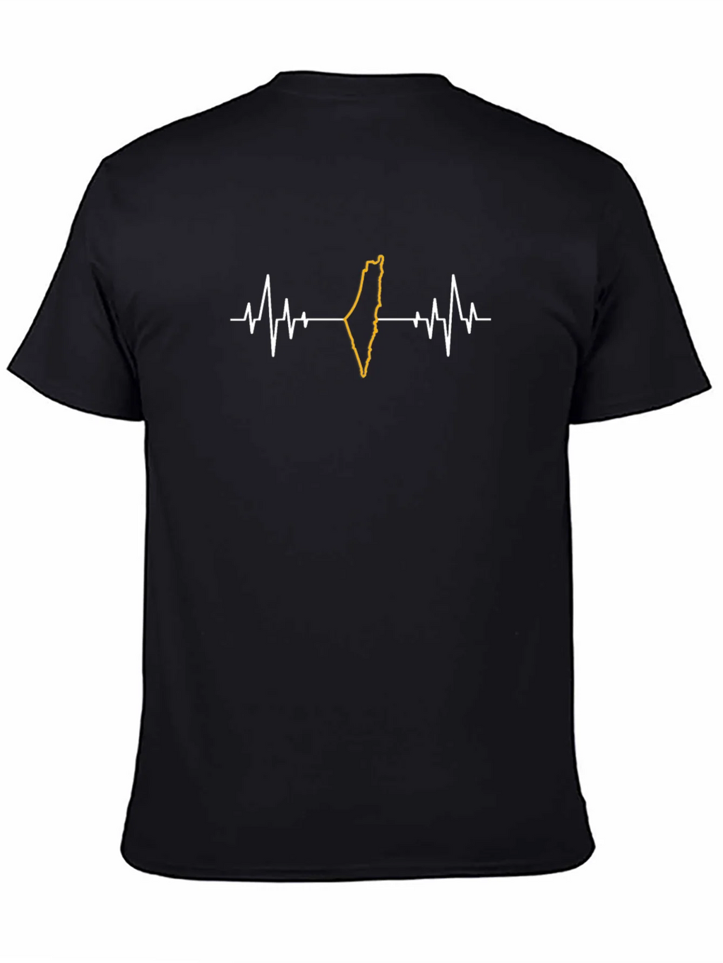 Palestine Heartbeat T-Shirt - Black