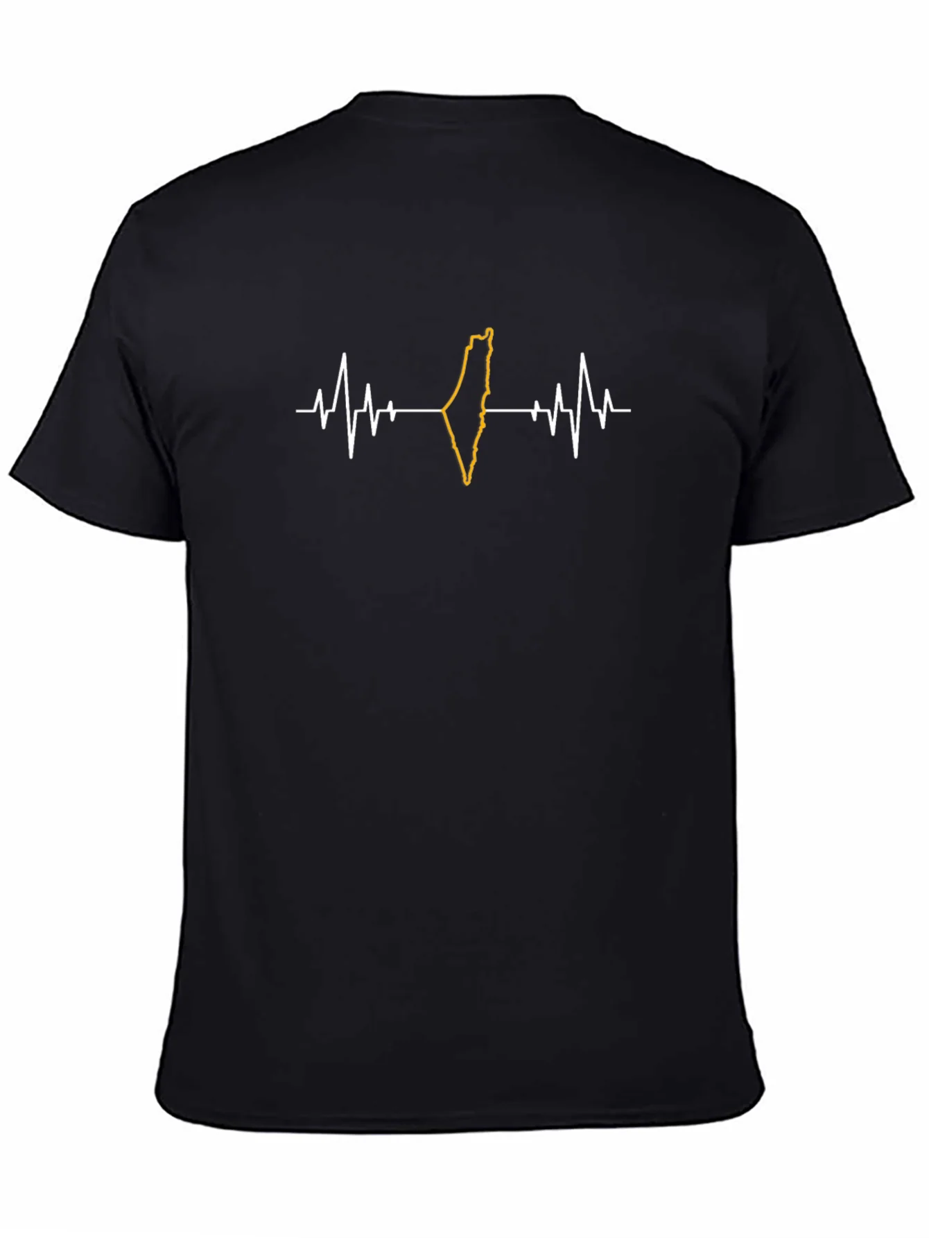 Palestine Heartbeat T-Shirt - Black