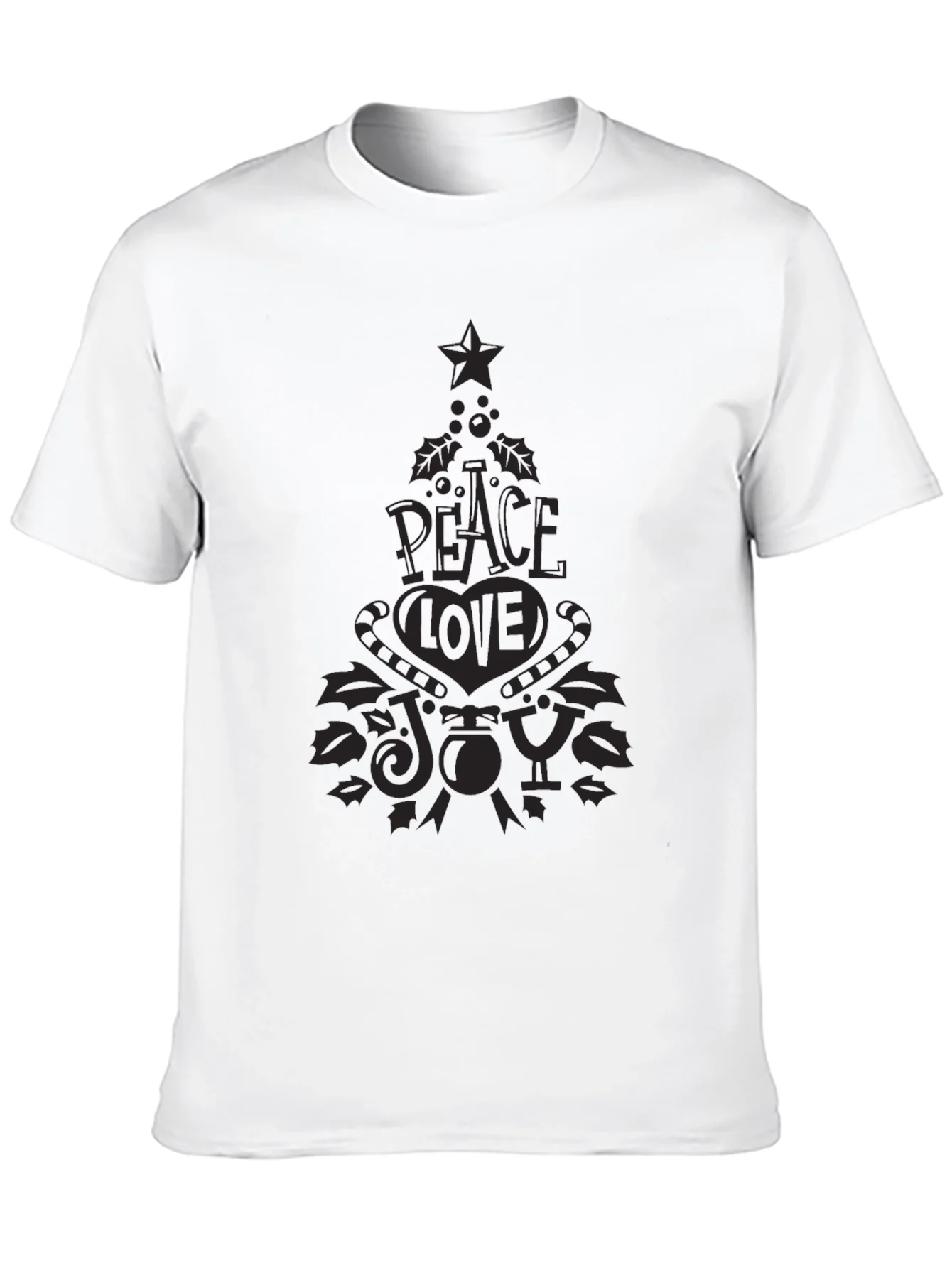 Peace Love Joy Holiday T-Shirt