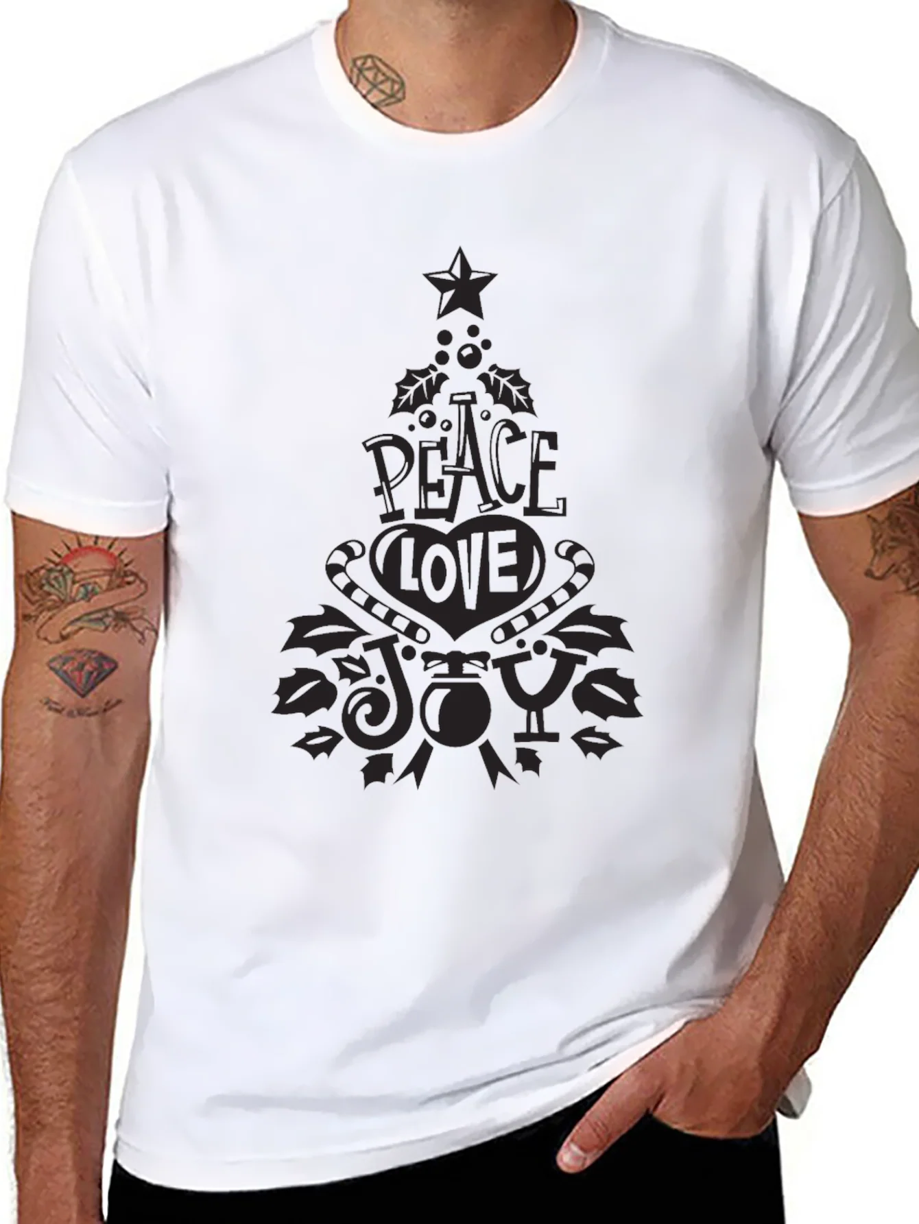 Peace Love Joy Holiday T-Shirt