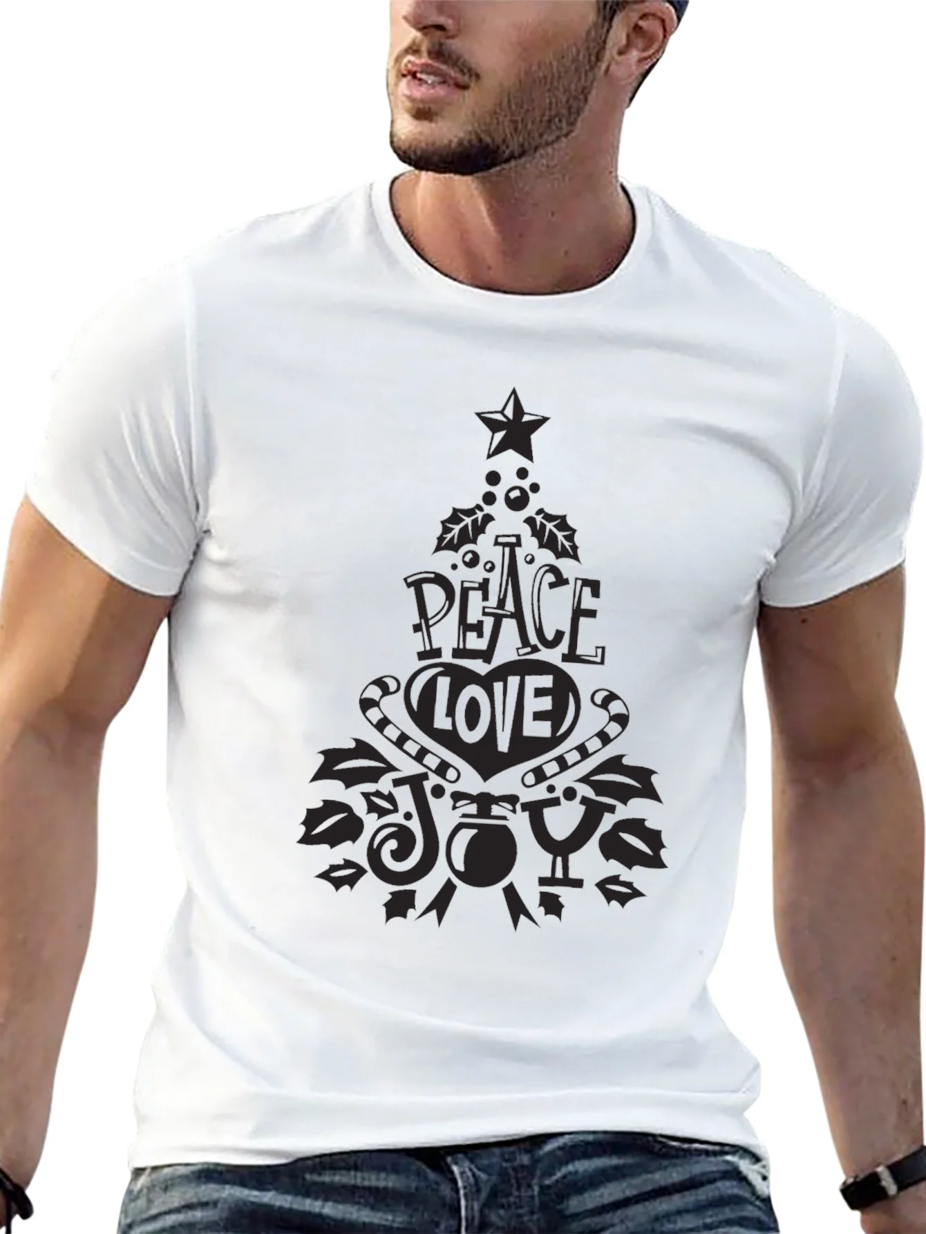 Peace Love Joy Holiday T-Shirt