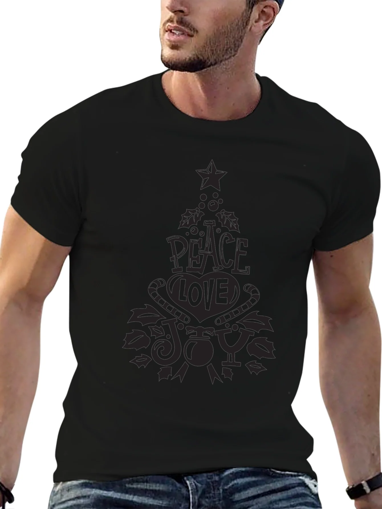 Peace Love Joy Holiday T-Shirt