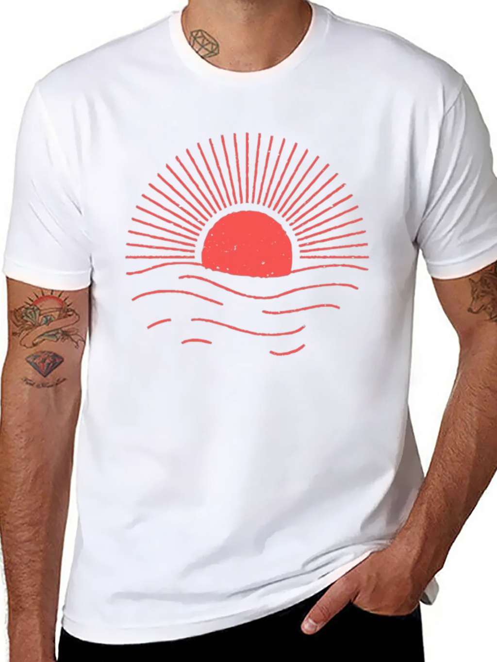 Sunset Graphic Tee - Soft & Stylish