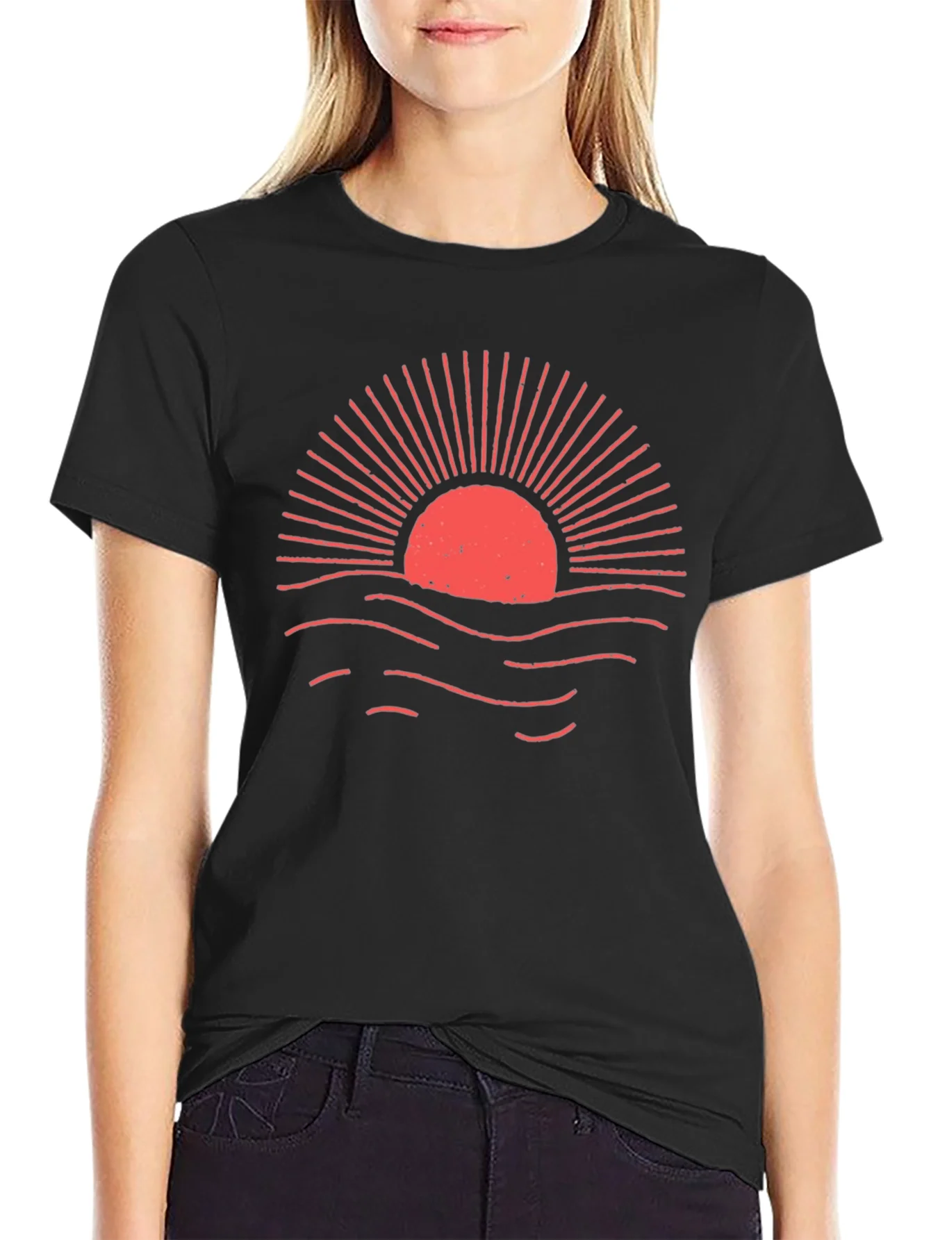 Sunset Graphic Tee - Soft & Stylish