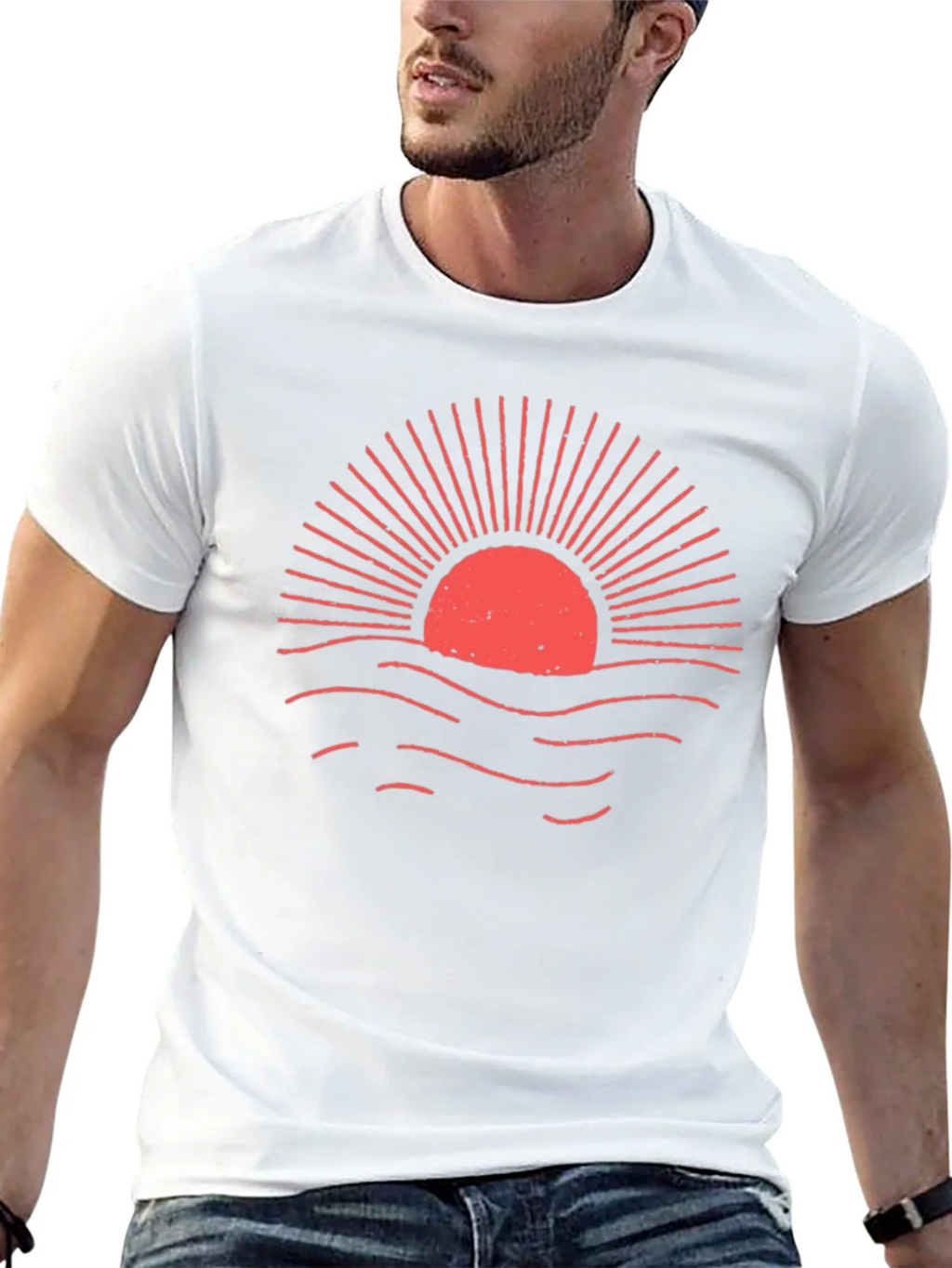 Sunset Graphic Tee - Soft & Stylish