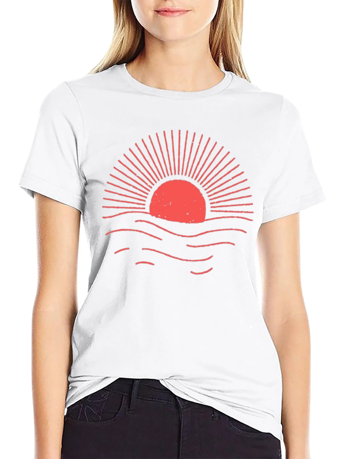 Sunset Graphic Tee - Soft & Stylish