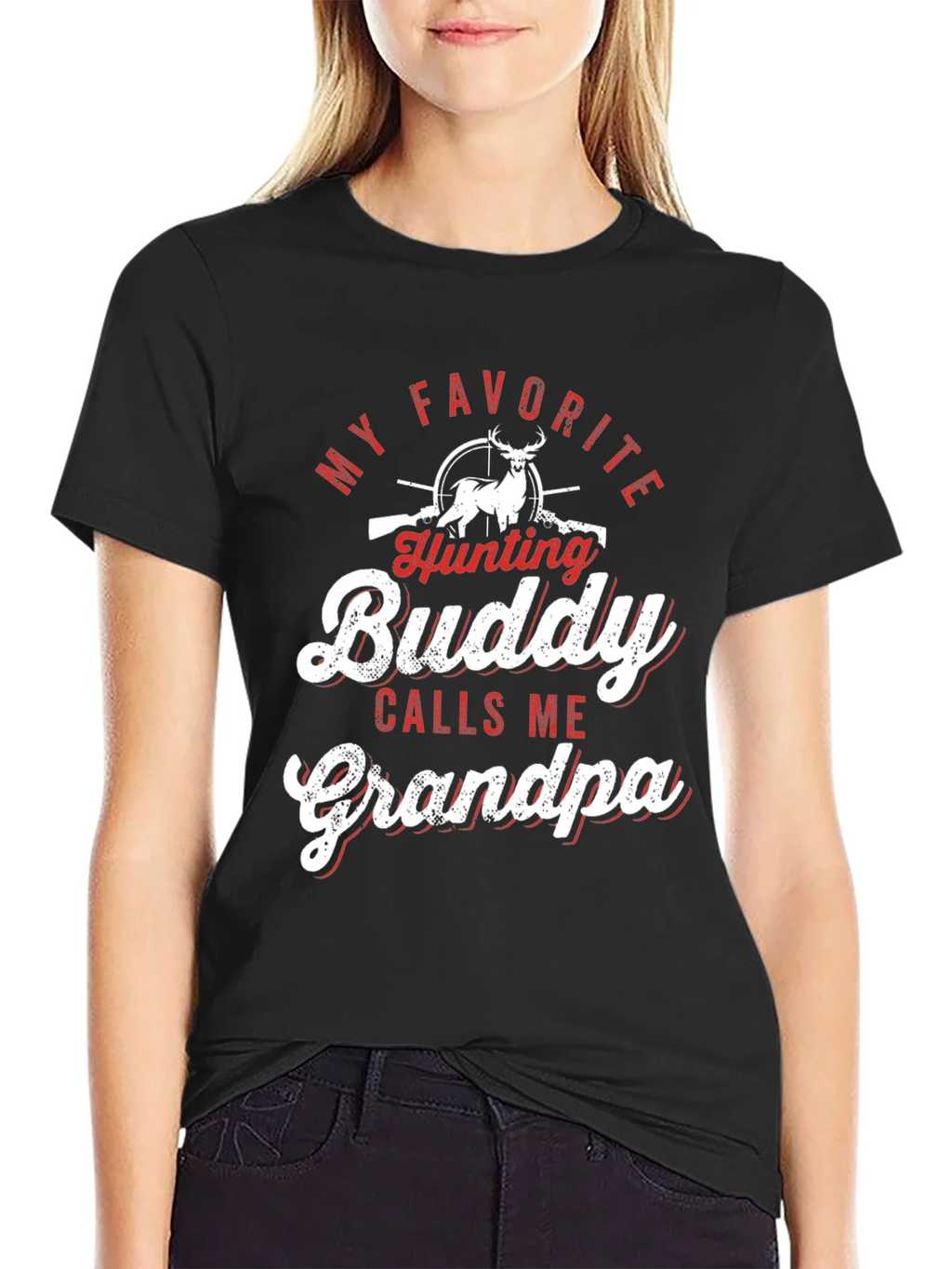Hunting Buddy Grandpa T-Shirt
