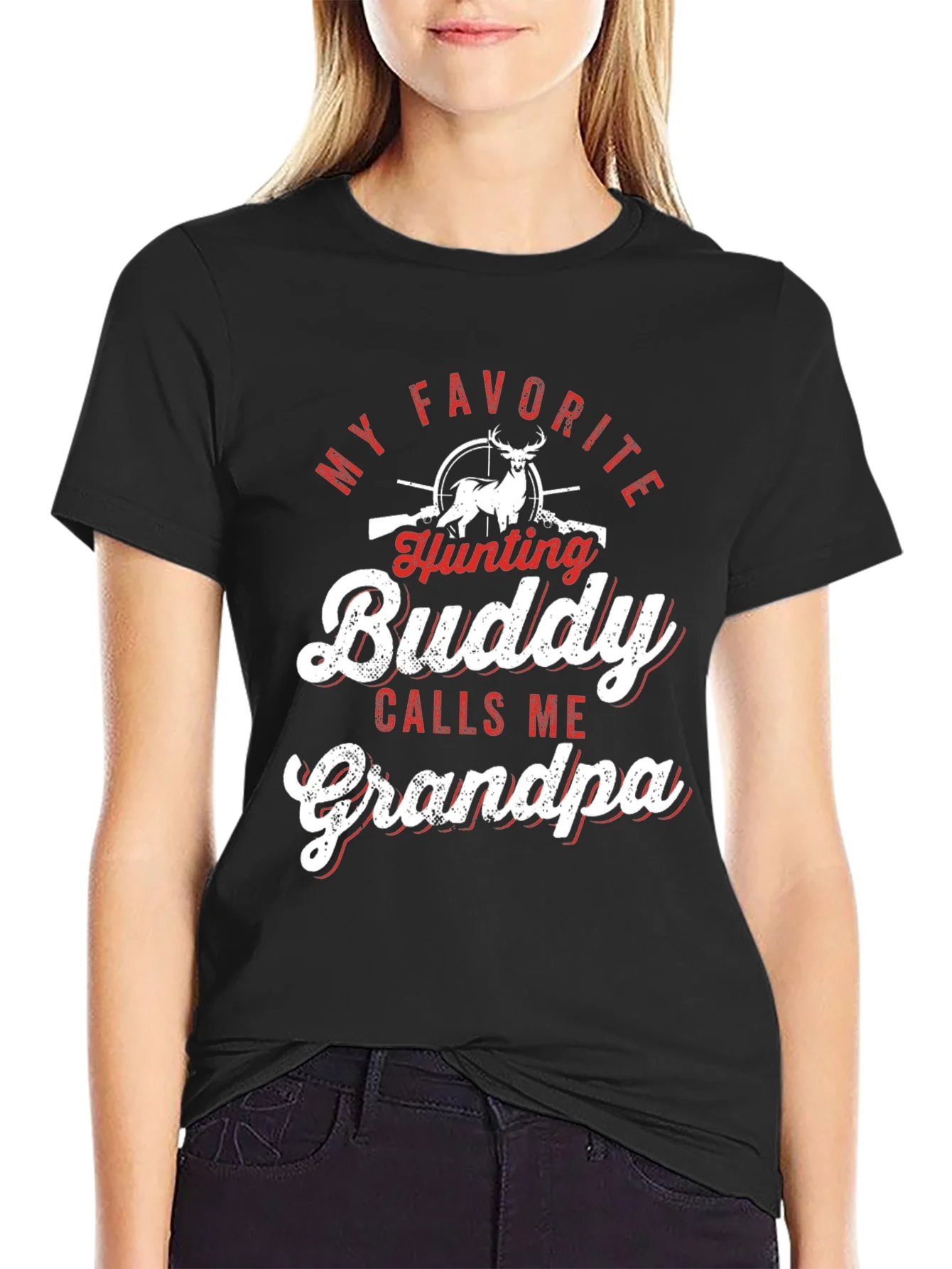 Hunting Buddy Grandpa T-Shirt