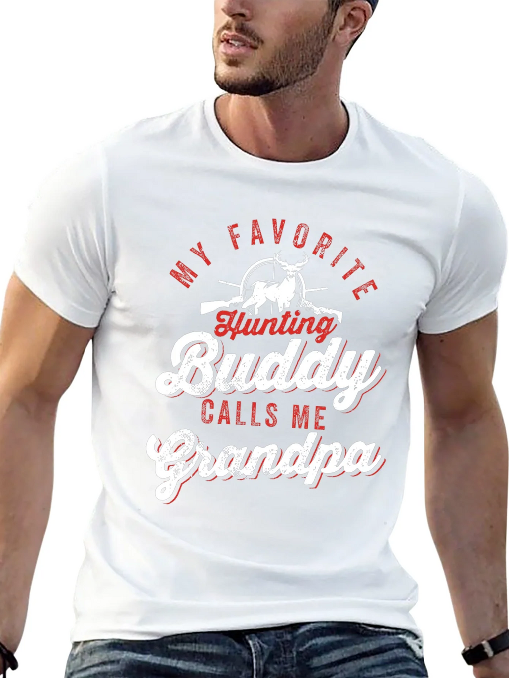 Hunting Buddy Grandpa T-Shirt