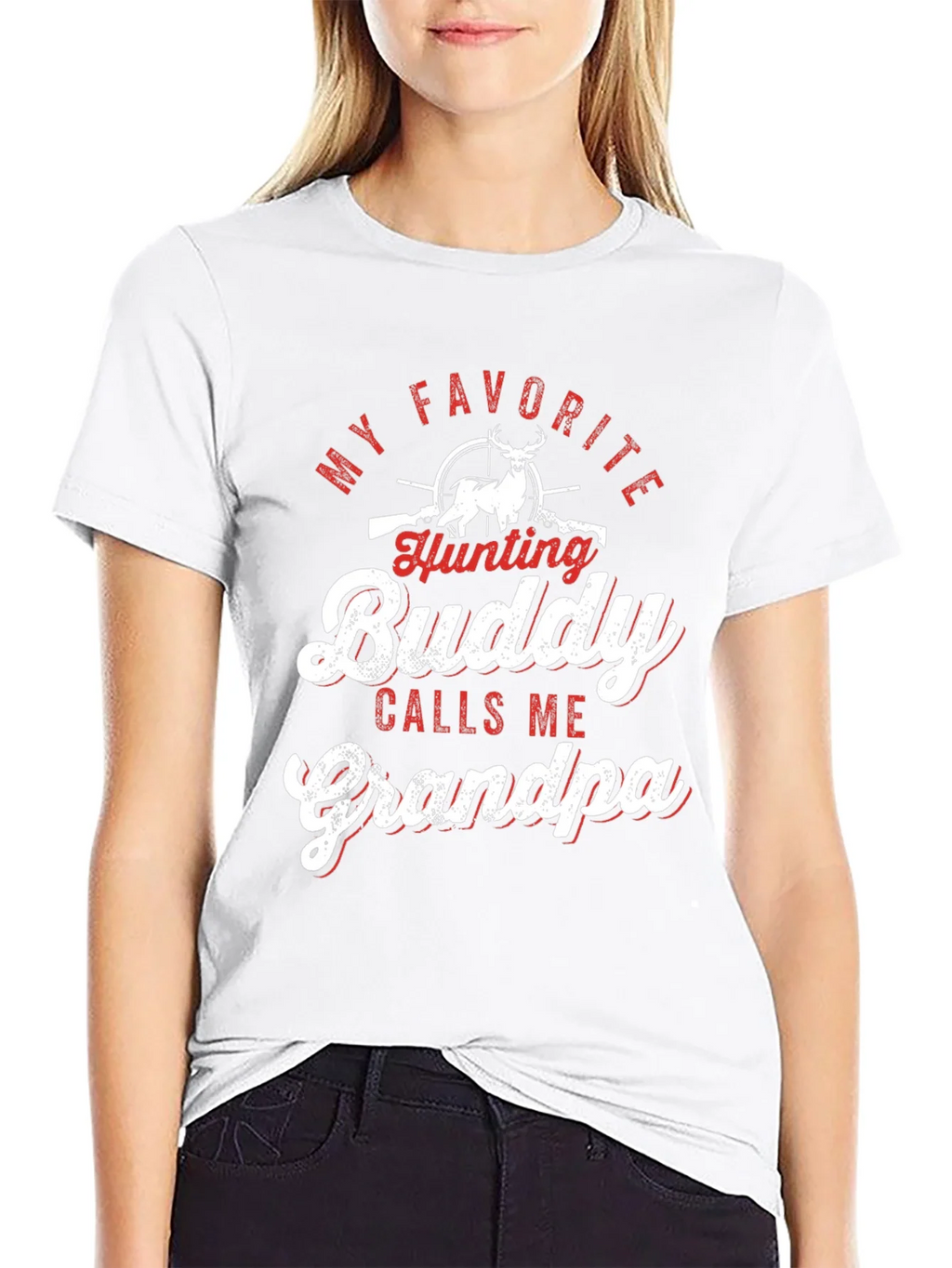 Hunting Buddy Grandpa T-Shirt