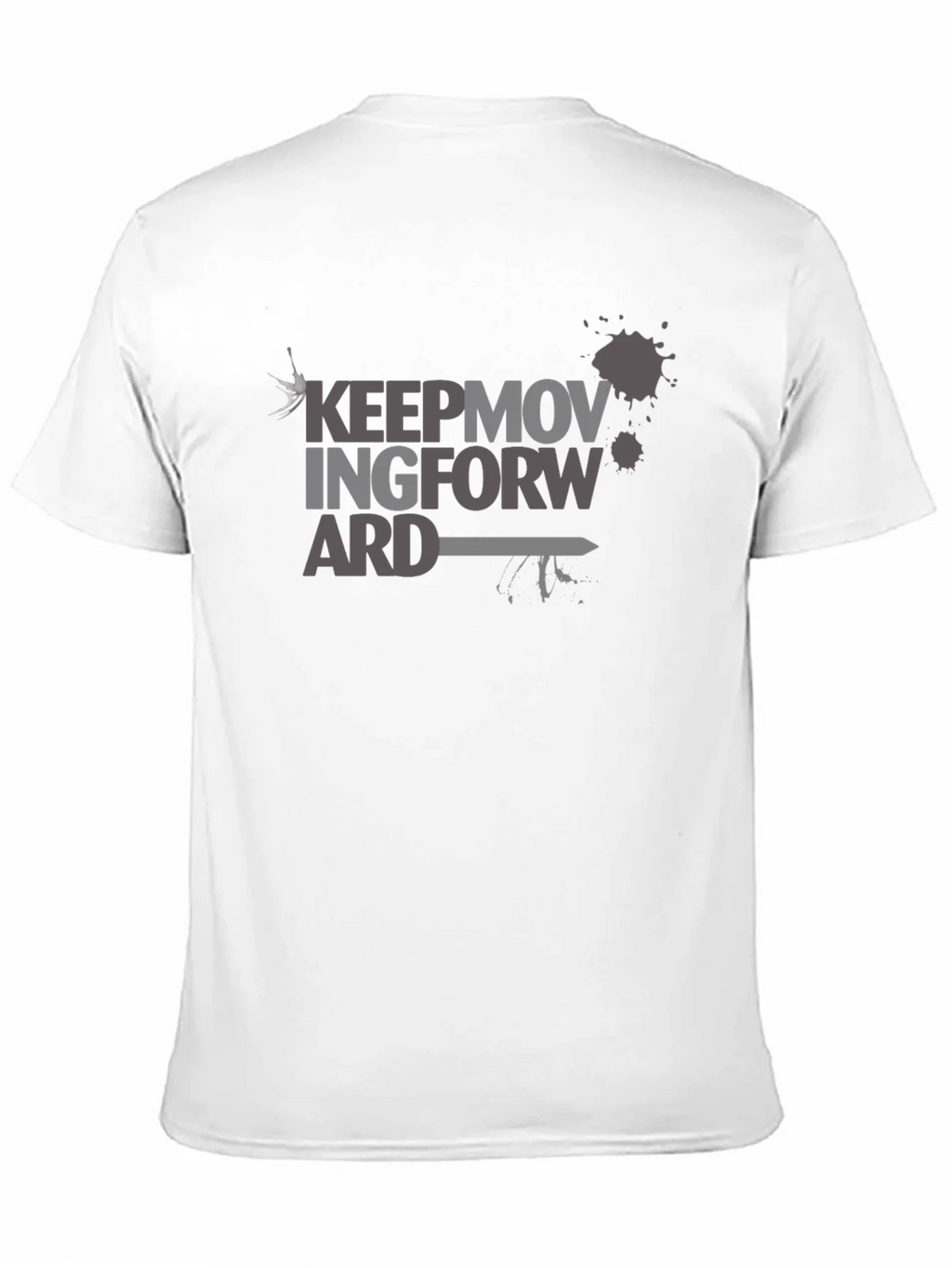 Keep Moving Forward Graphic T-Shirt - Black