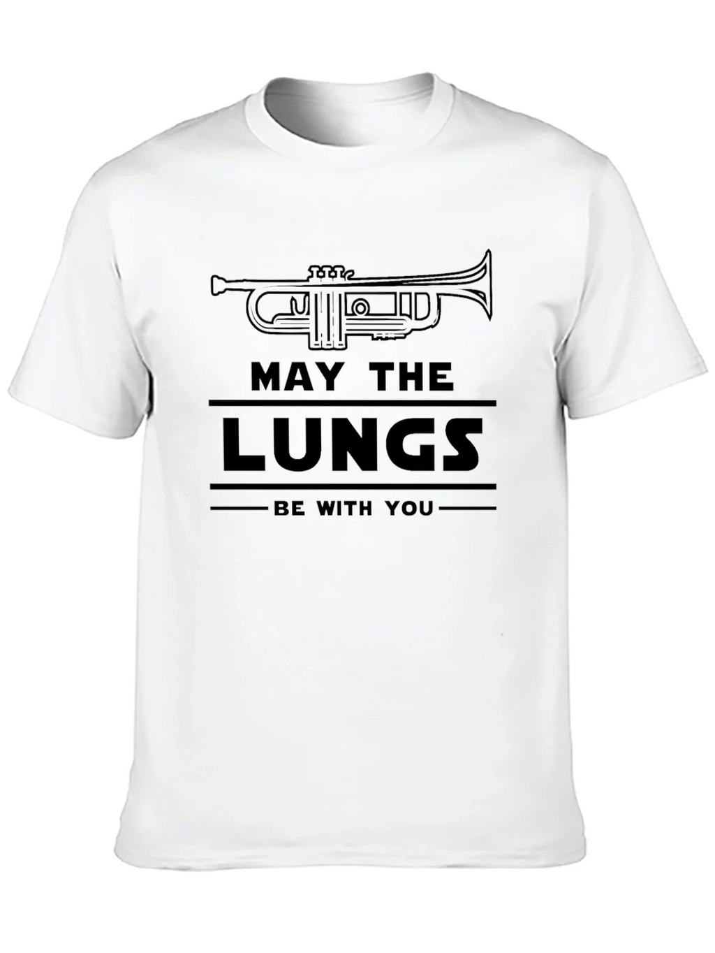 May The Lungs Be With You Trumpet T-Shirt