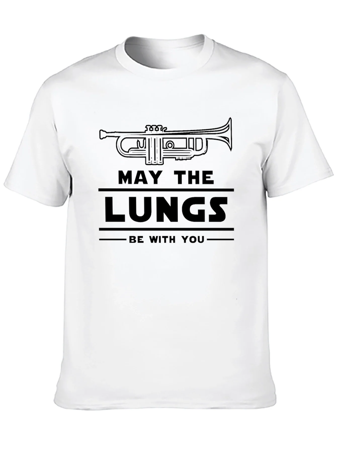 May The Lungs Be With You Trumpet T-Shirt