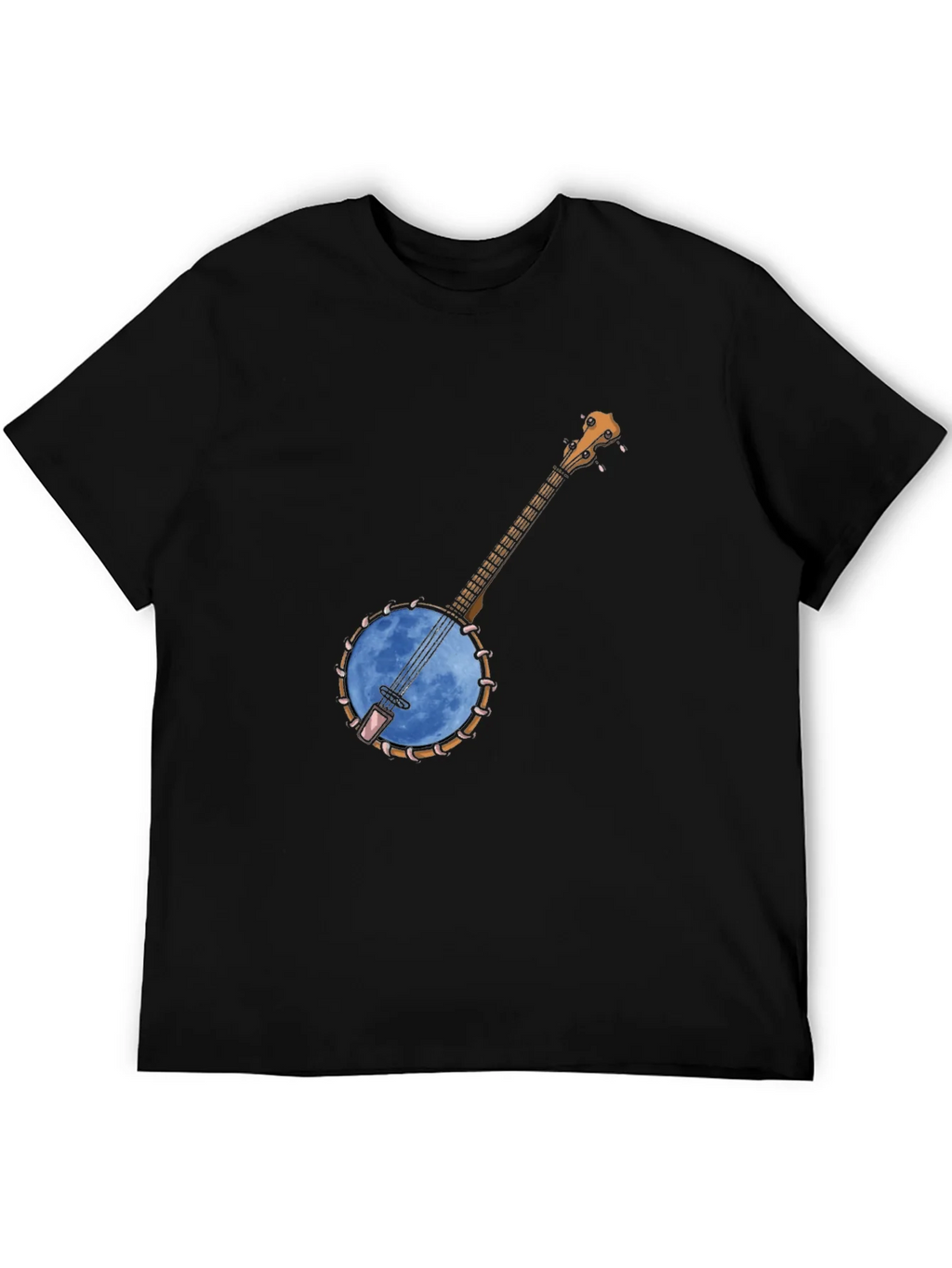 Banjo Moon Graphic Tee - Black