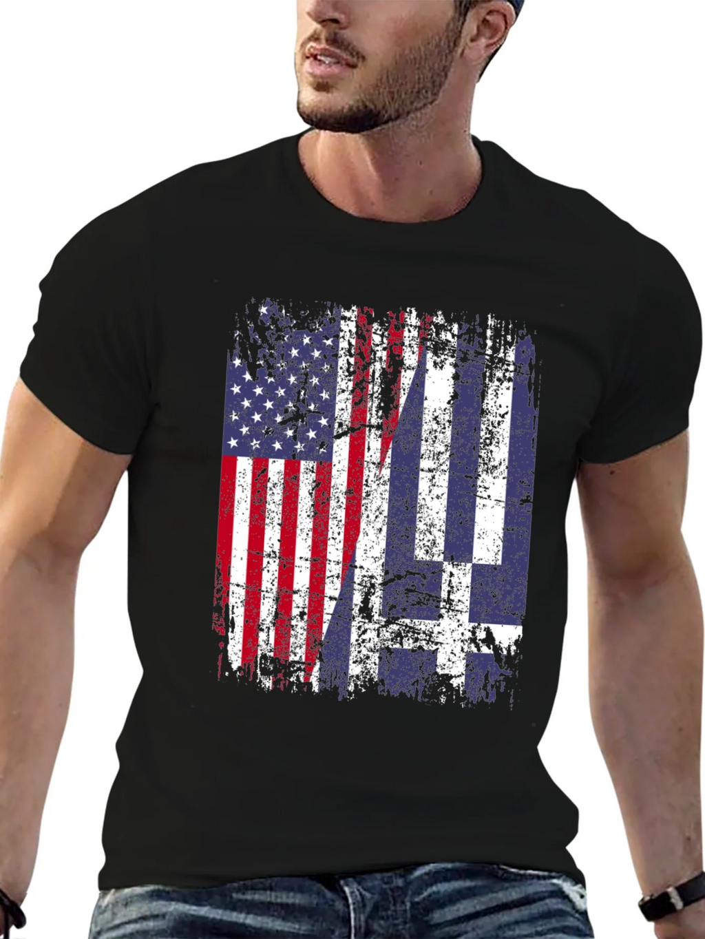 USA & Greece Flag T-Shirt