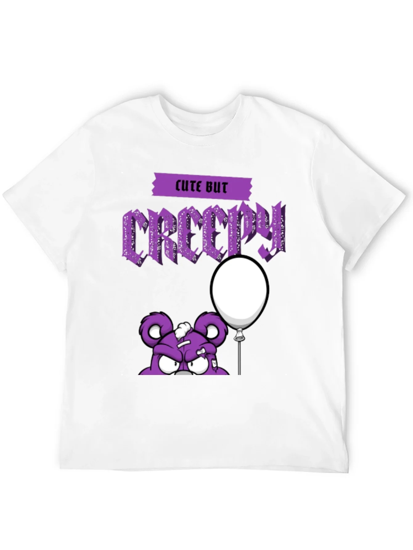 Cute But Creepy Cartoon Graphic T-Shirt