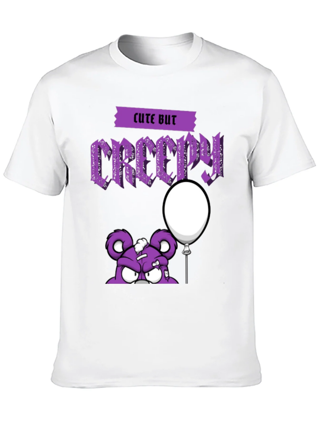 Cute But Creepy Cartoon Graphic T-Shirt
