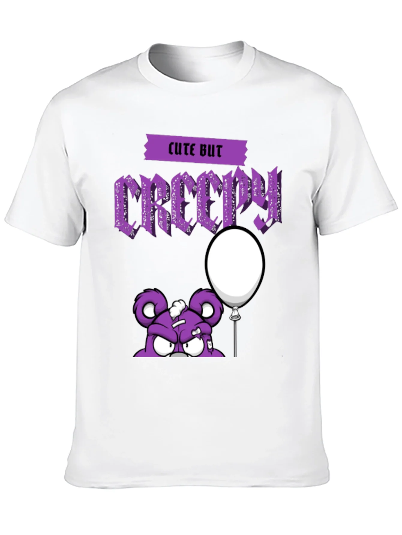 Cute But Creepy Cartoon Graphic T-Shirt