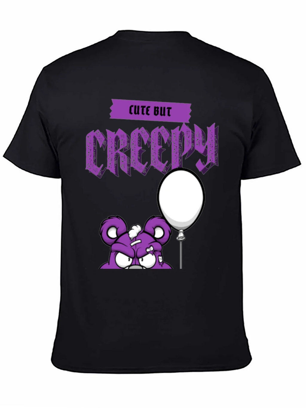 Cute But Creepy Cartoon Graphic T-Shirt
