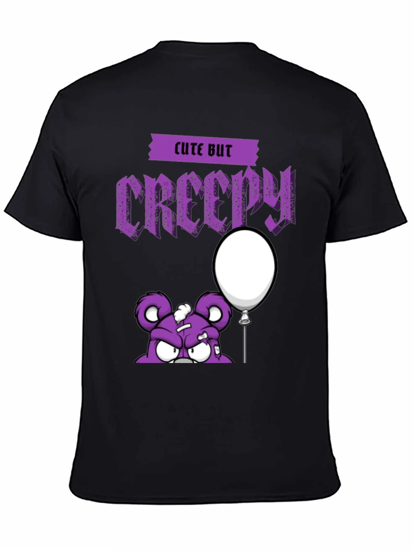 Cute But Creepy Cartoon Graphic T-Shirt