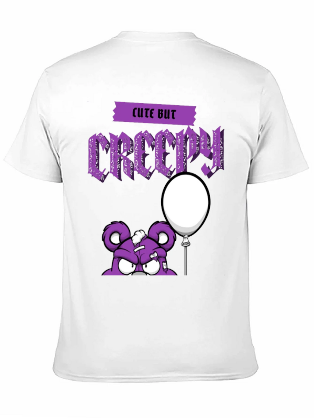 Cute But Creepy Cartoon Graphic T-Shirt