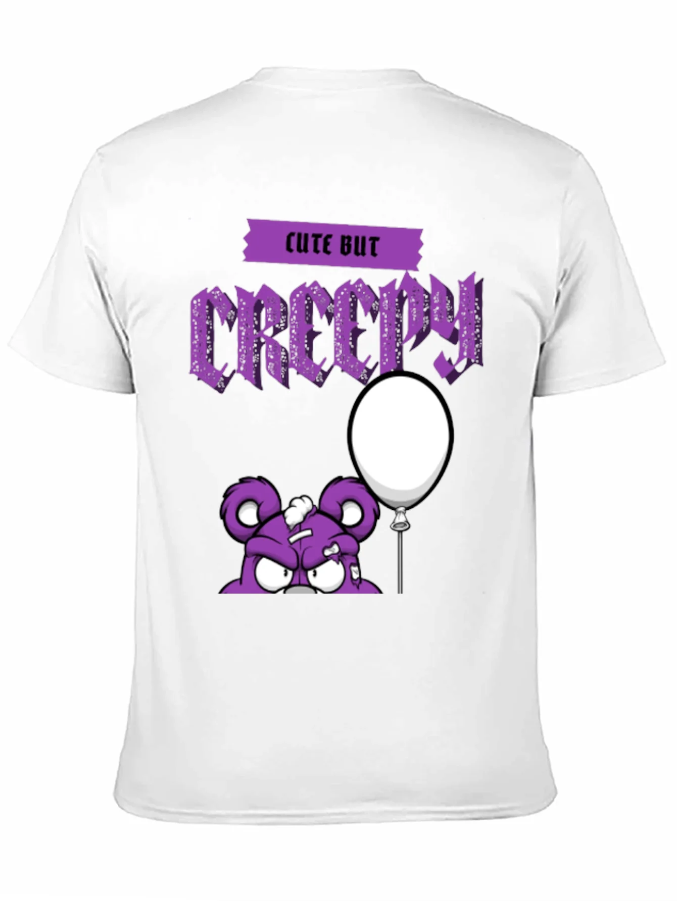 Cute But Creepy Cartoon Graphic T-Shirt