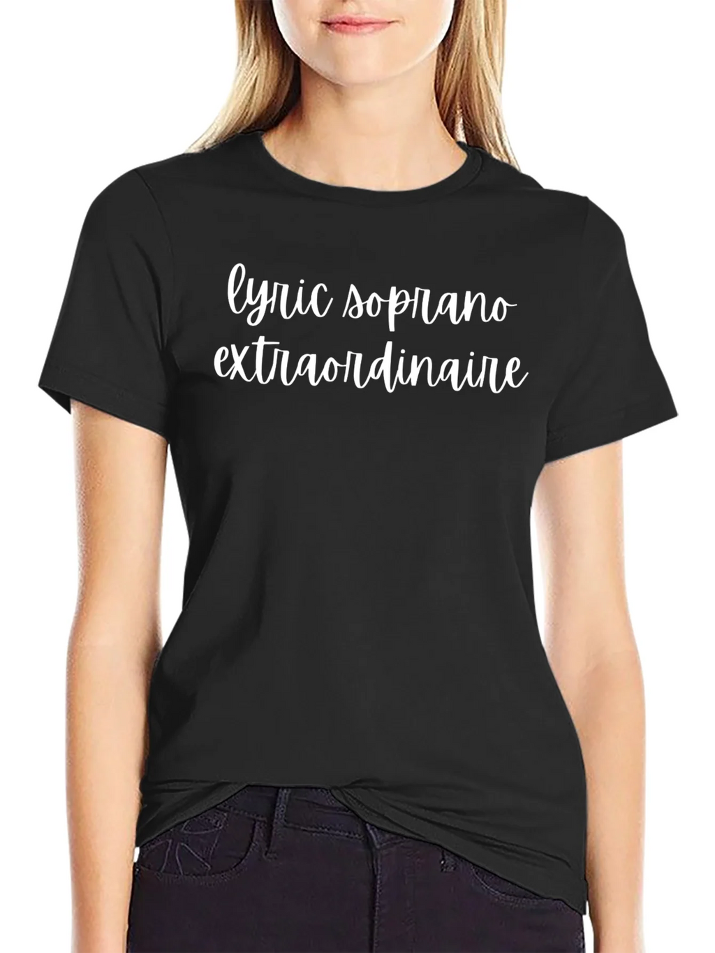 Lyric Soprano Extraordinaire Black T-Shirt