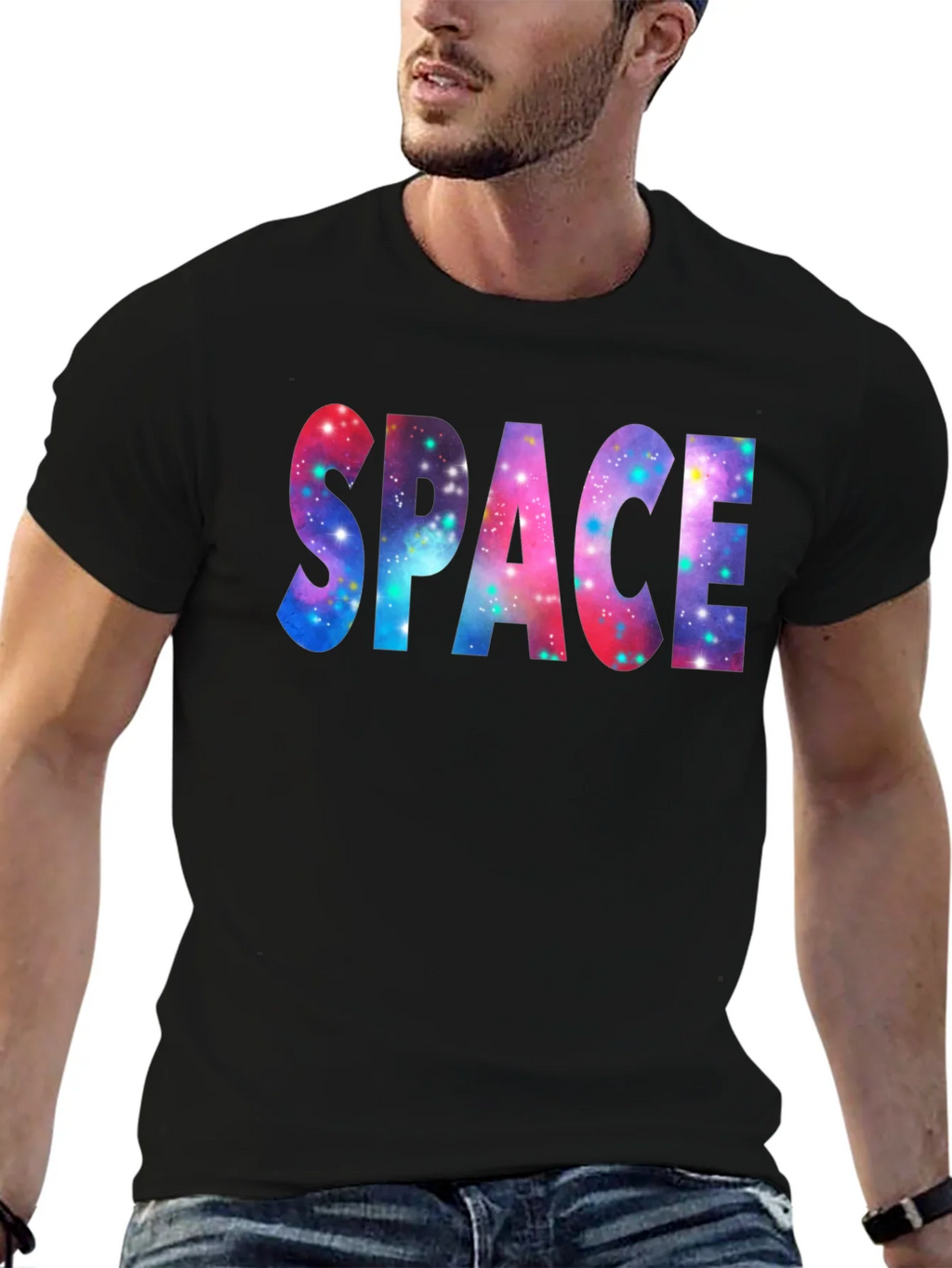 Space Galaxy Graphic T-Shirt - Cosmic Print Tee