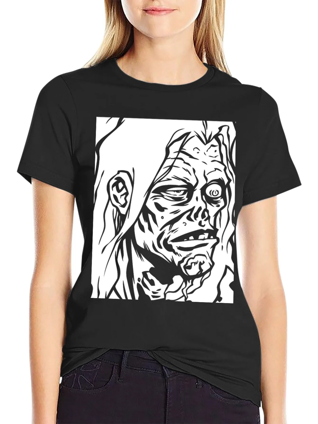 Zombie Graphic T-Shirt - Black Tee