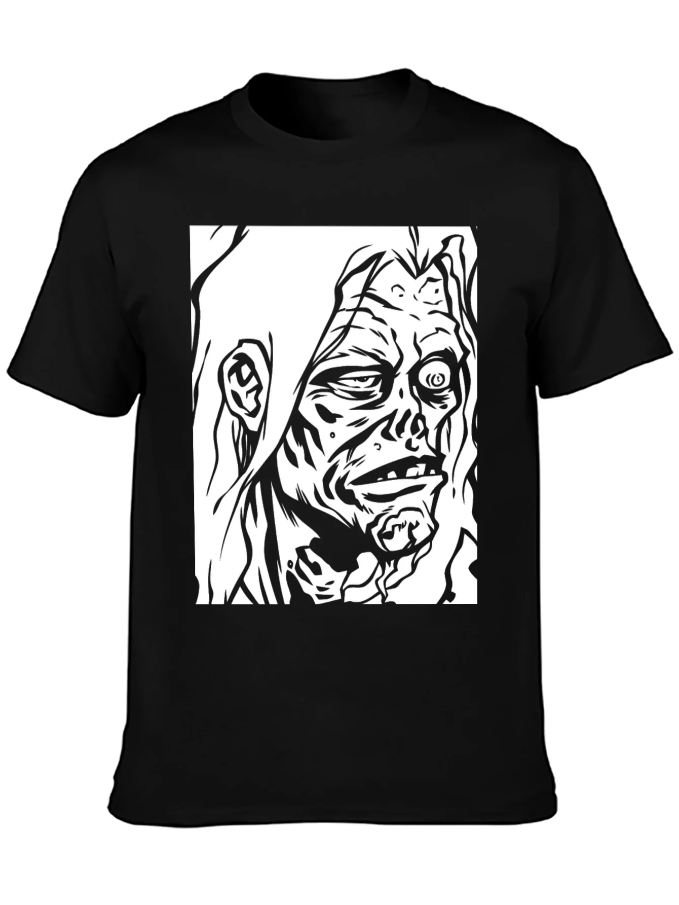 Zombie Graphic T-Shirt - Black Tee