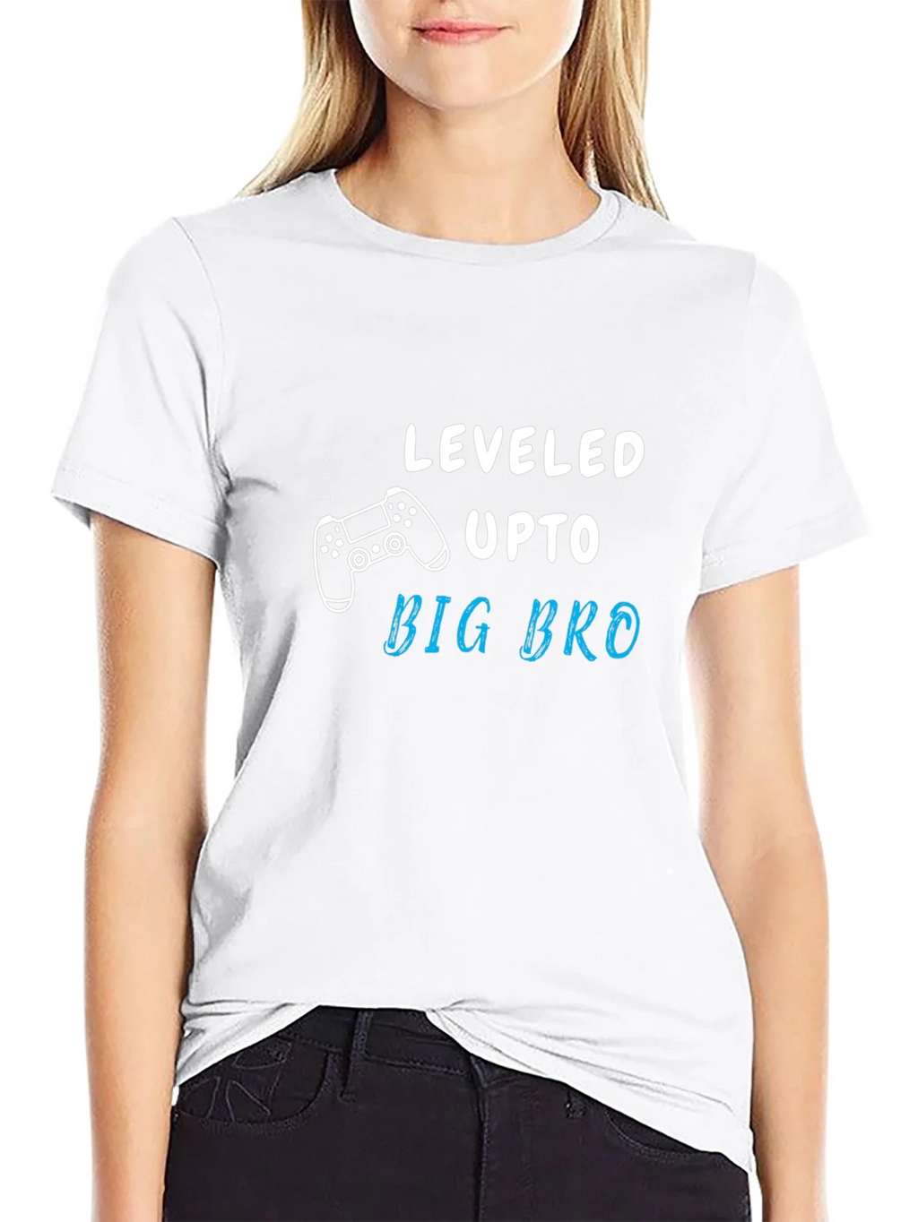 Leveled Up to Big Bro Graphic T-Shirt
