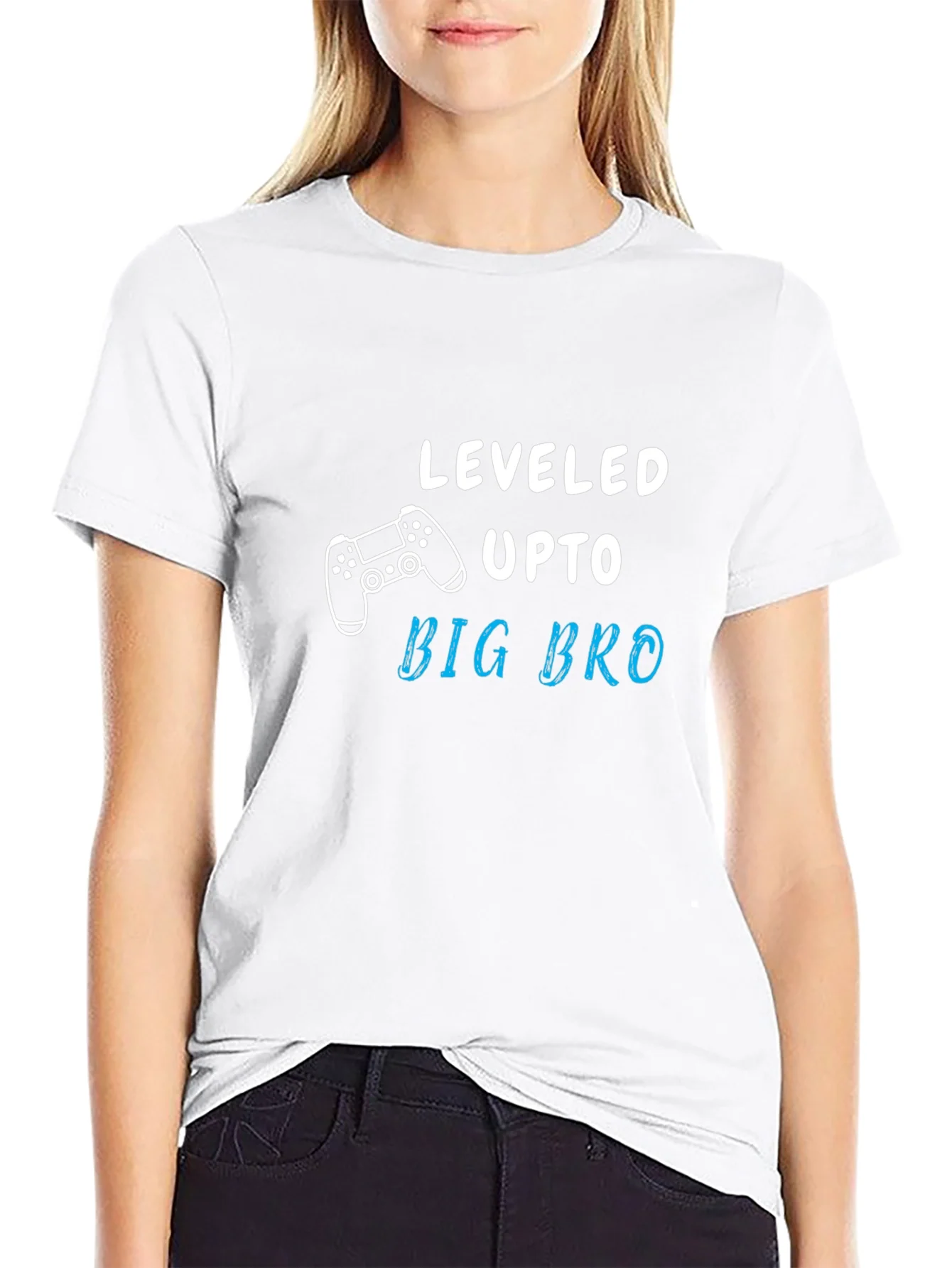 Leveled Up to Big Bro Graphic T-Shirt