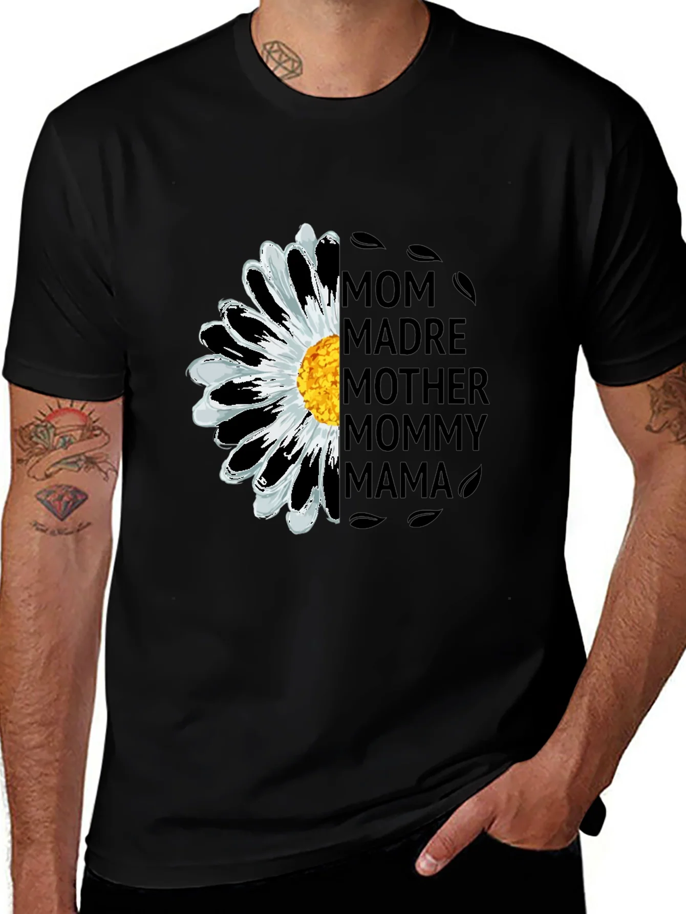 Mom Flower Graphic T-Shirt - Mothers Day Gift