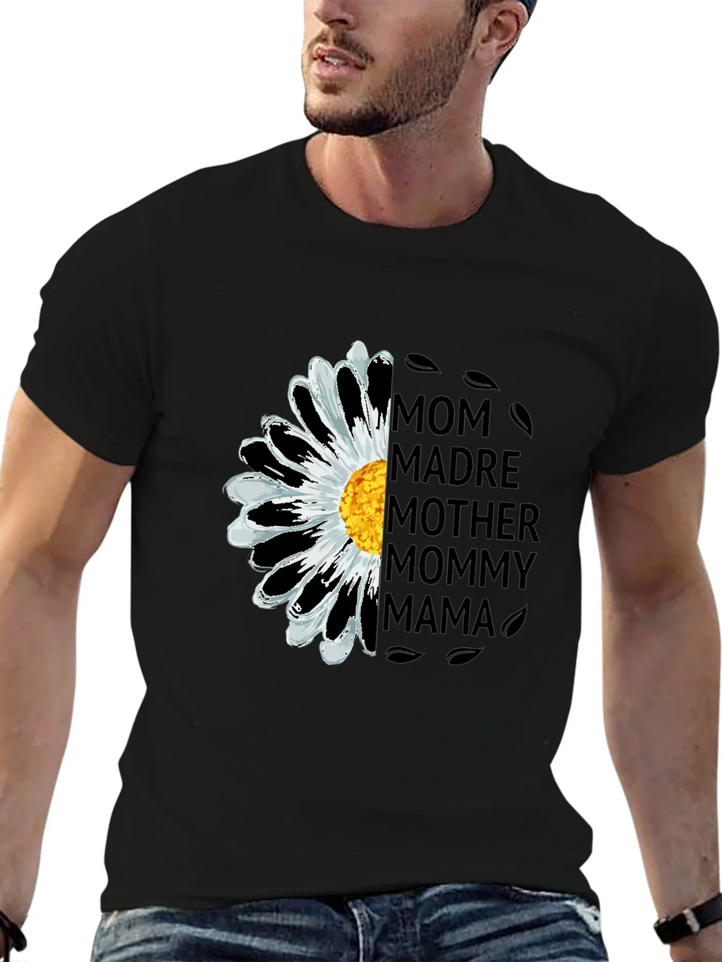 Mom Flower Graphic T-Shirt - Mothers Day Gift