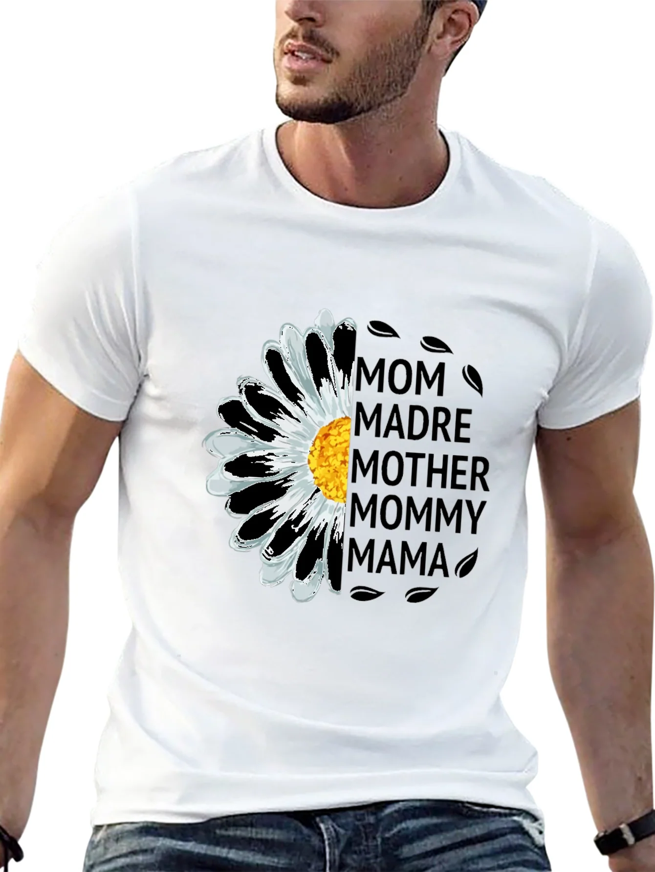 Mom Flower Graphic T-Shirt - Mothers Day Gift