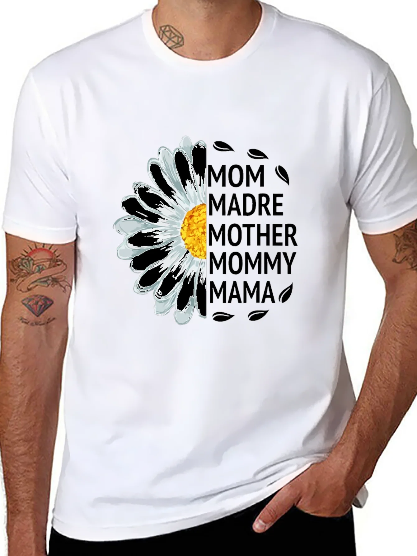 Mom Flower Graphic T-Shirt - Mothers Day Gift