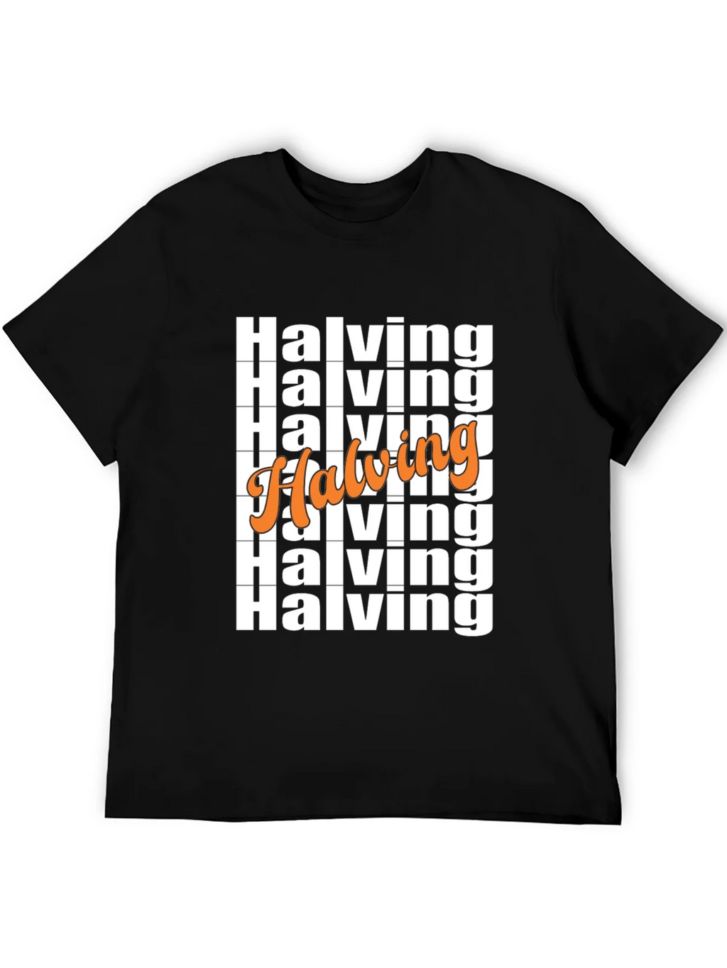 Halving Bitcoin Crypto T-Shirt Black
