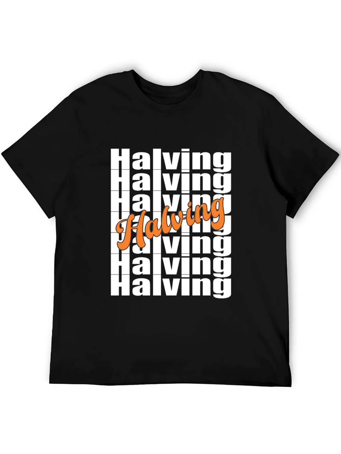 Halving Bitcoin Crypto T-Shirt Black
