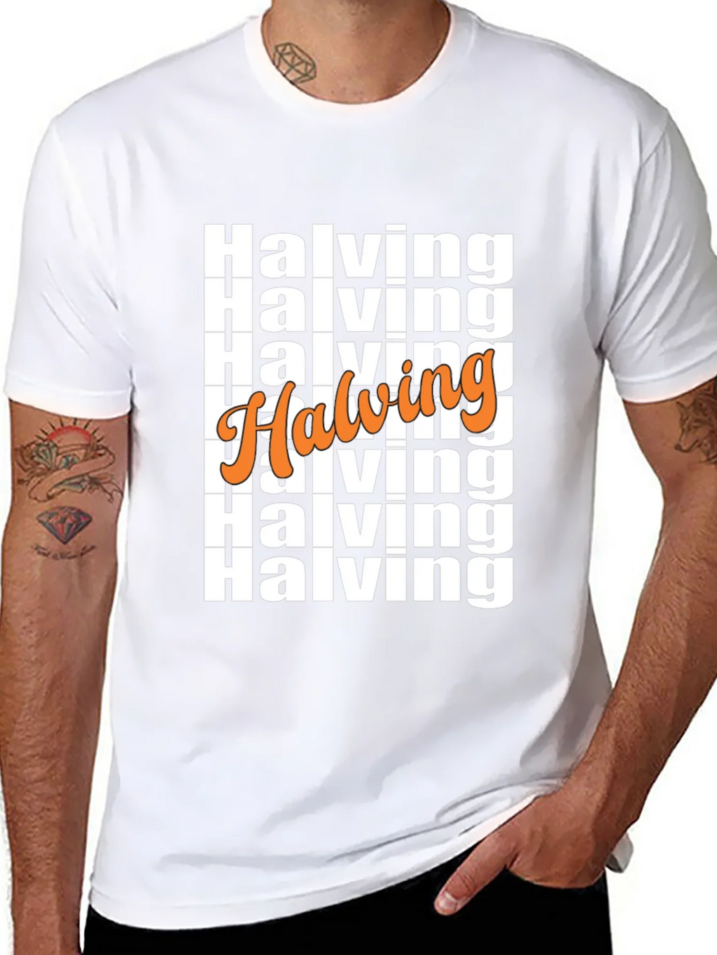 Halving Bitcoin Crypto T-Shirt Black