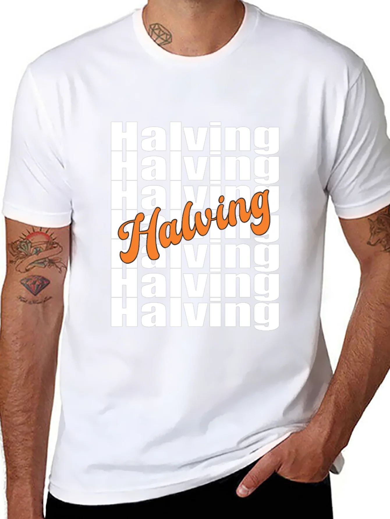 Halving Bitcoin Crypto T-Shirt Black