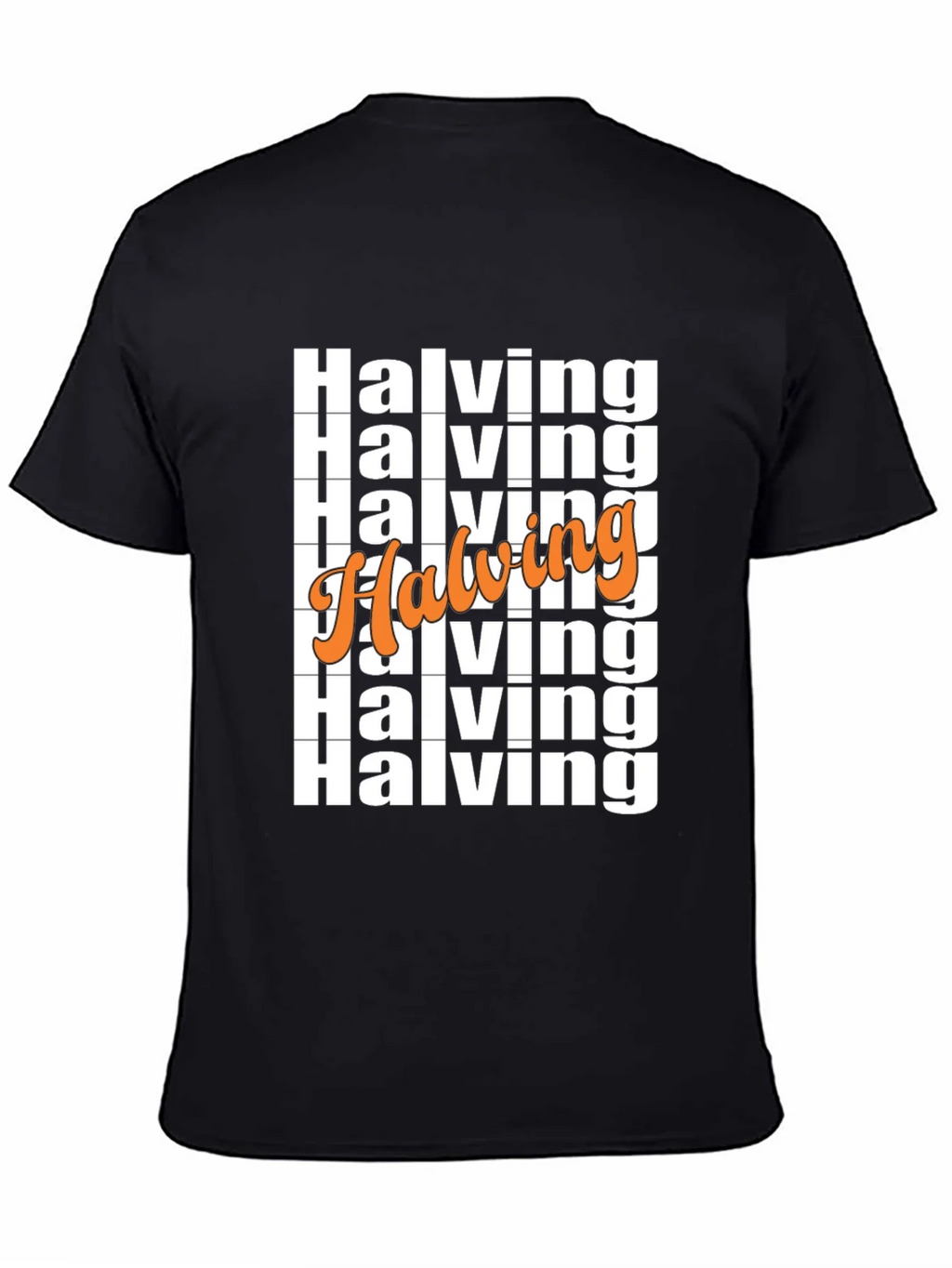 Halving Bitcoin Crypto T-Shirt Black