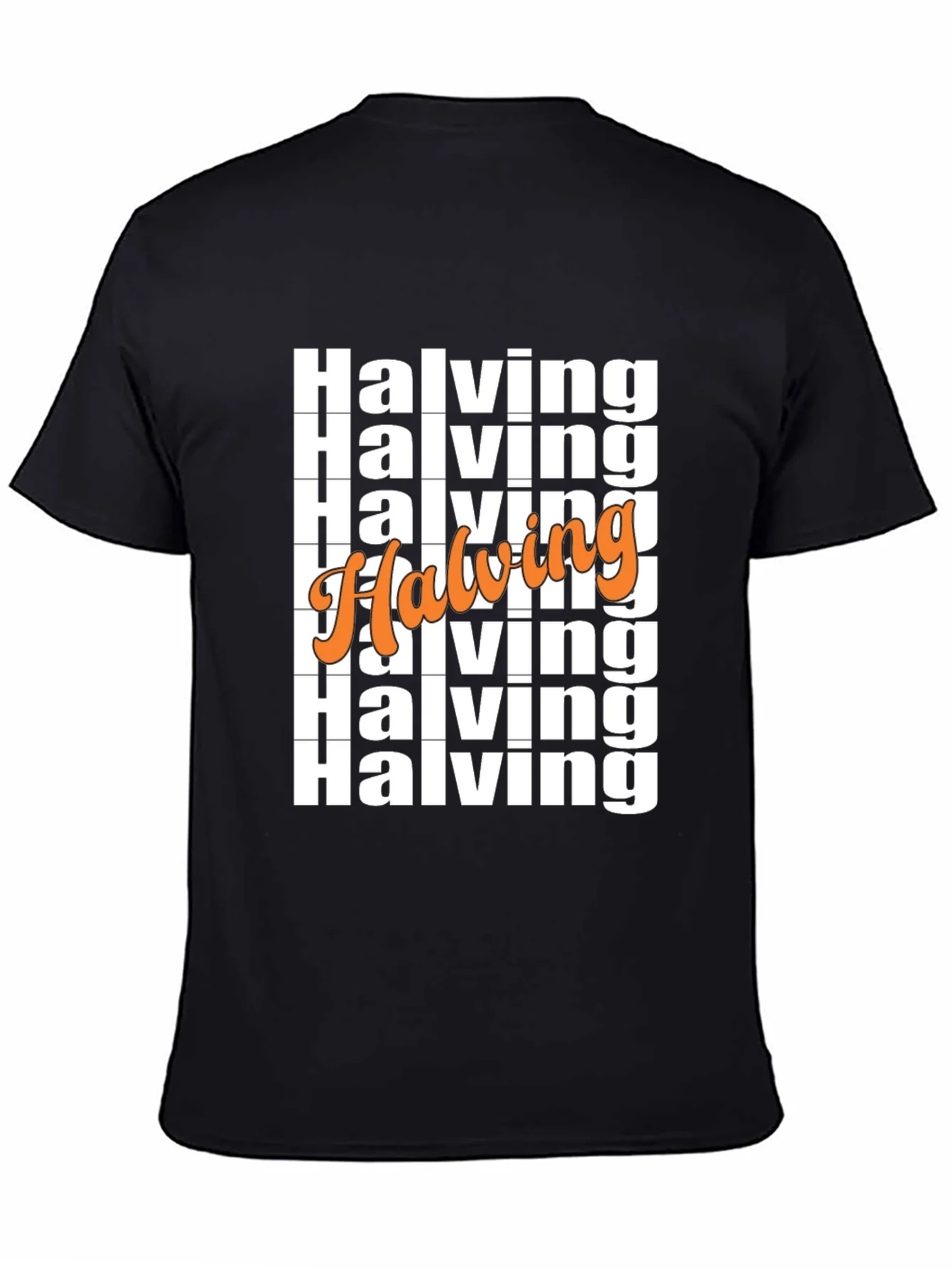 Halving Bitcoin Crypto T-Shirt Black