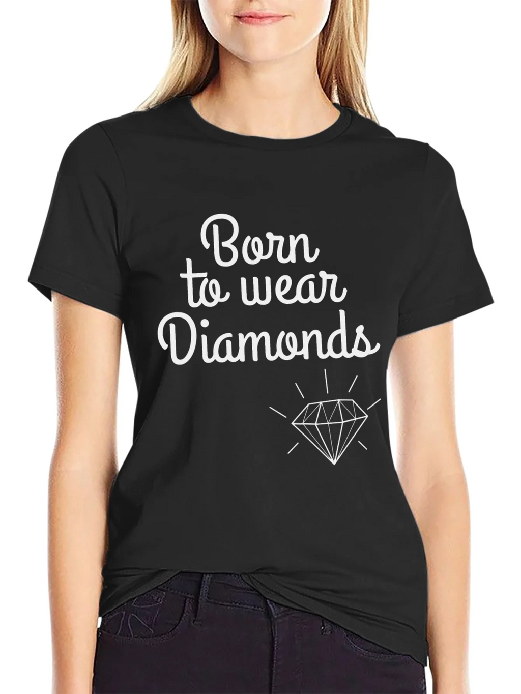 Born to Wear Diamonds Graphic Tee
