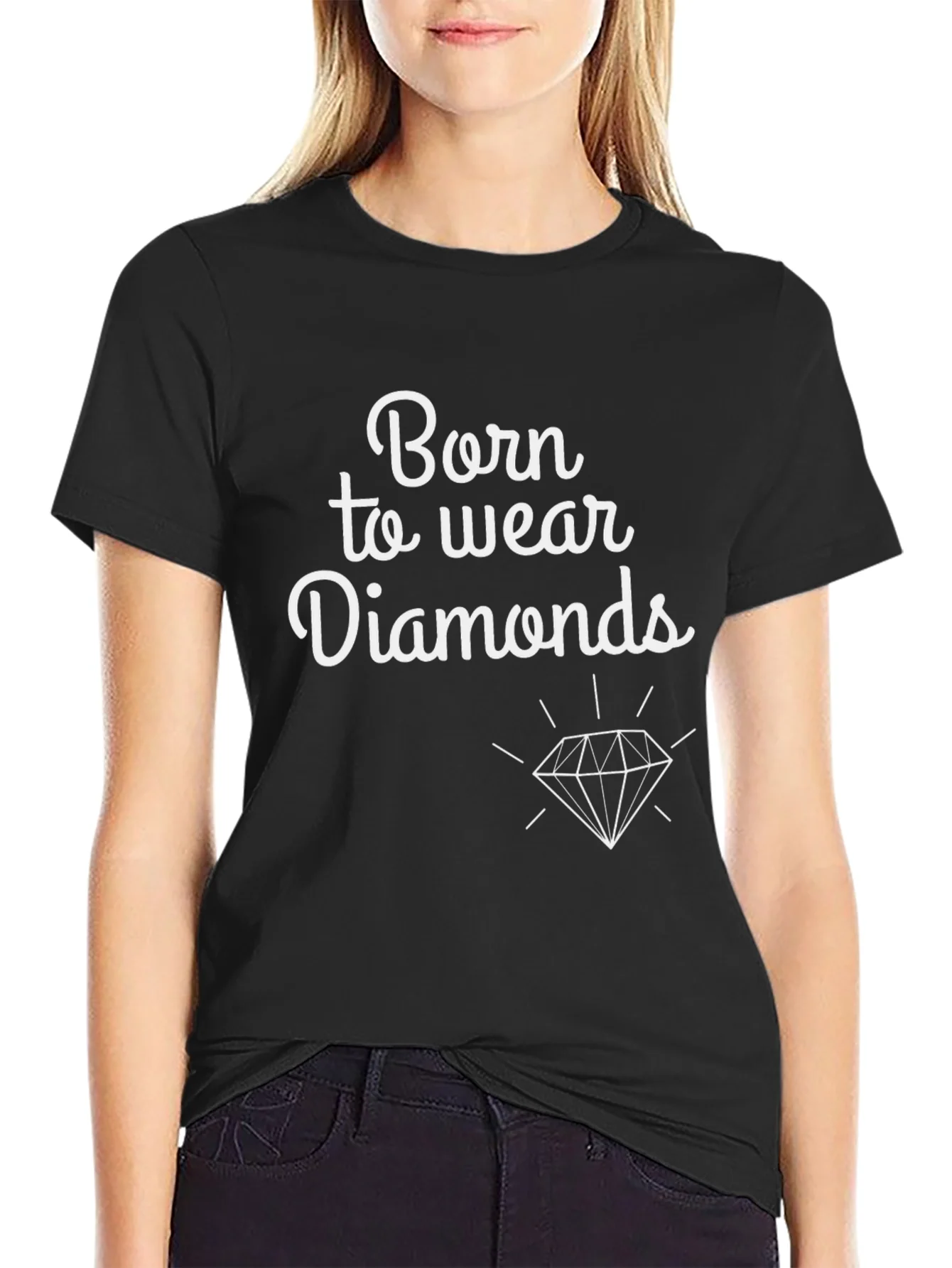 Born to Wear Diamonds Graphic Tee